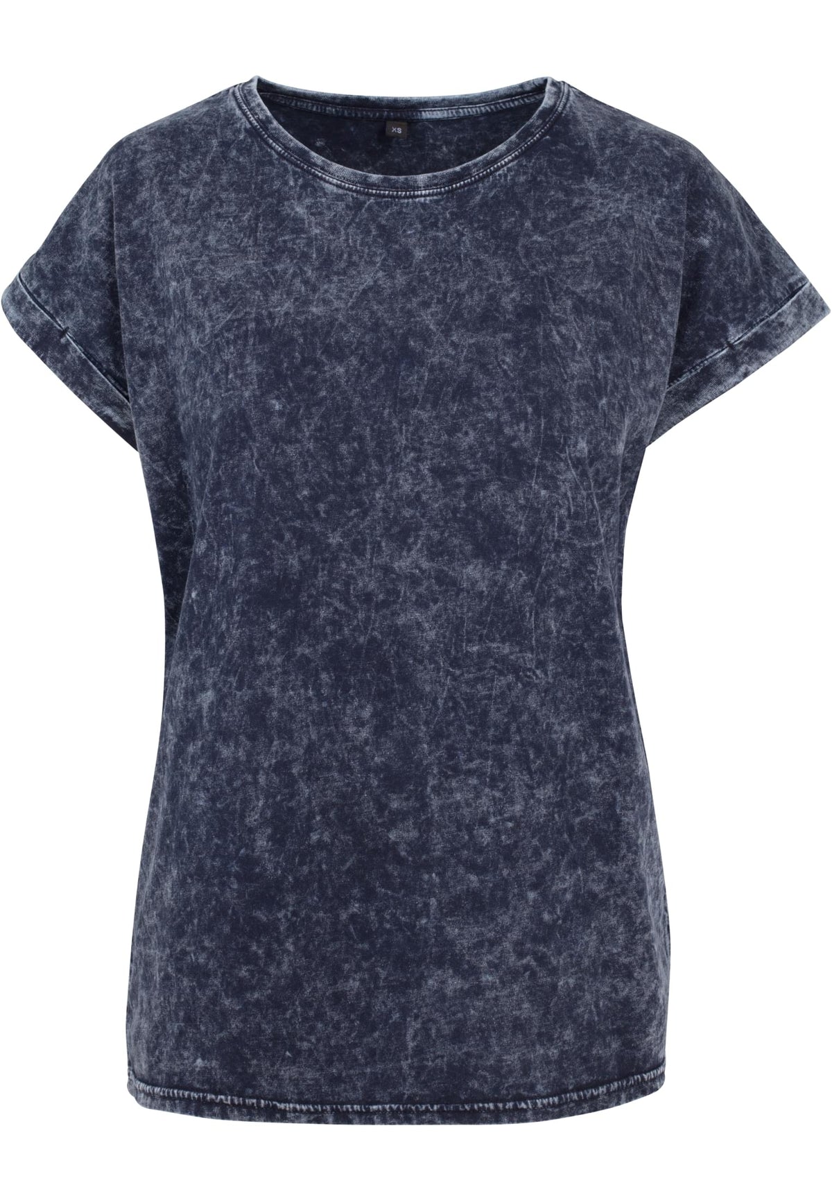 Ladies Acid Washed Extended Shoulder Tee - workoutbrands.com