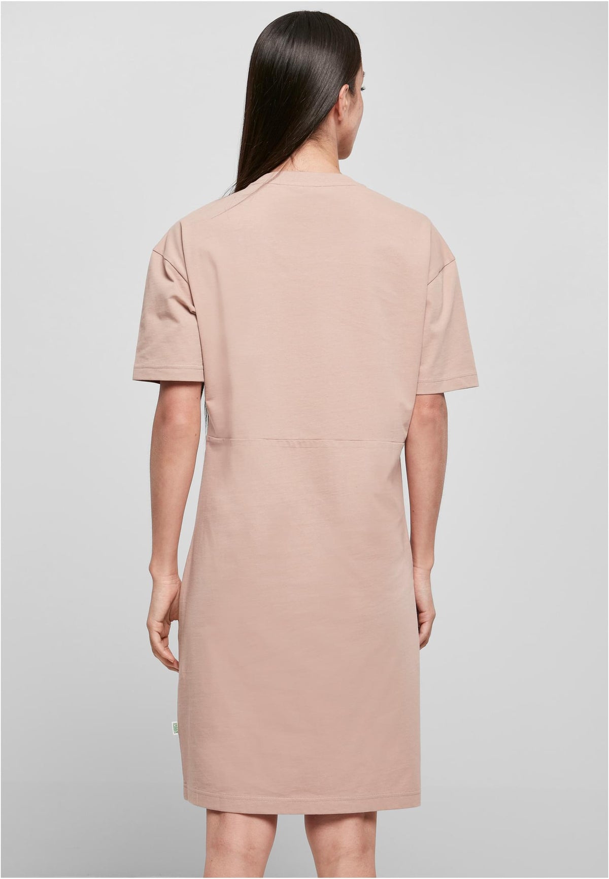 Ladies Essentials Oversized Slit Tee Dress - workoutbrands.com