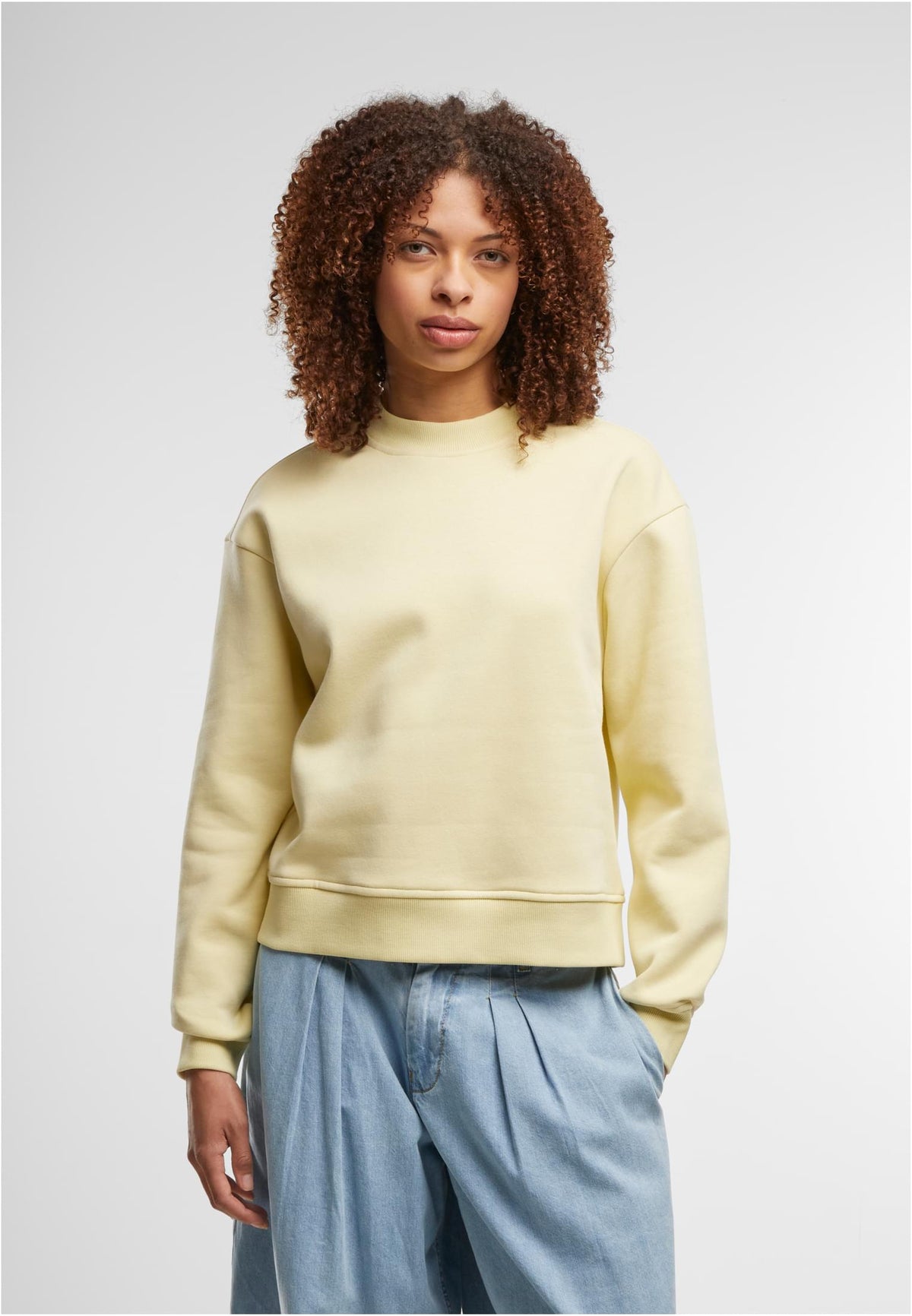 Ladies Oversized Crewneck - workoutbrands.com