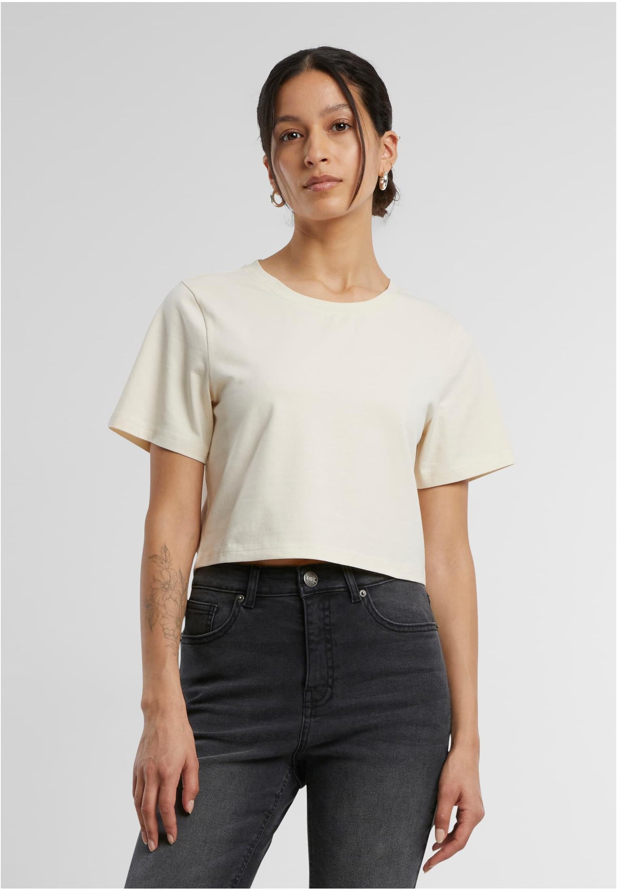 Ladies Cropped Tee - workoutbrands.com
