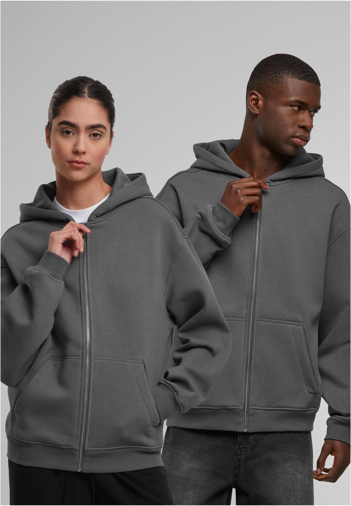 Oversized Zip Hoody - workoutbrands.com