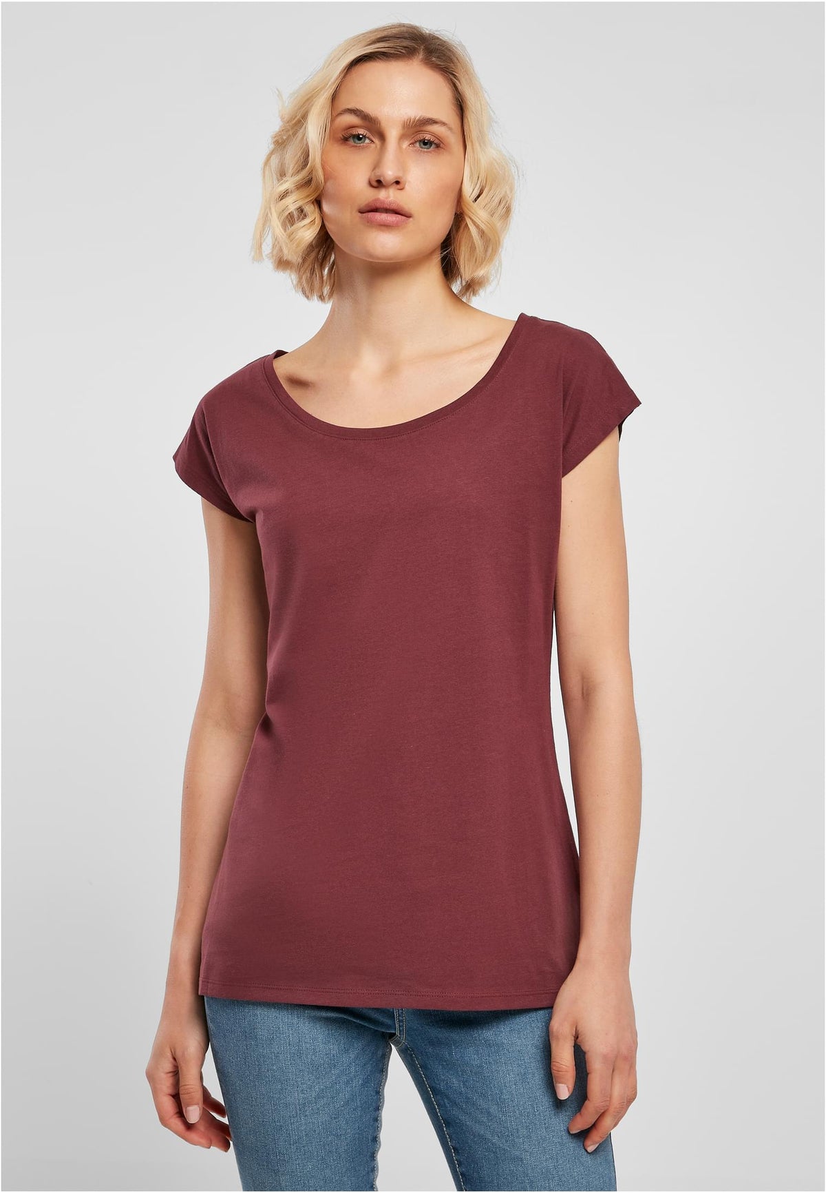 Ladies Wide Neck Tee - workoutbrands.com