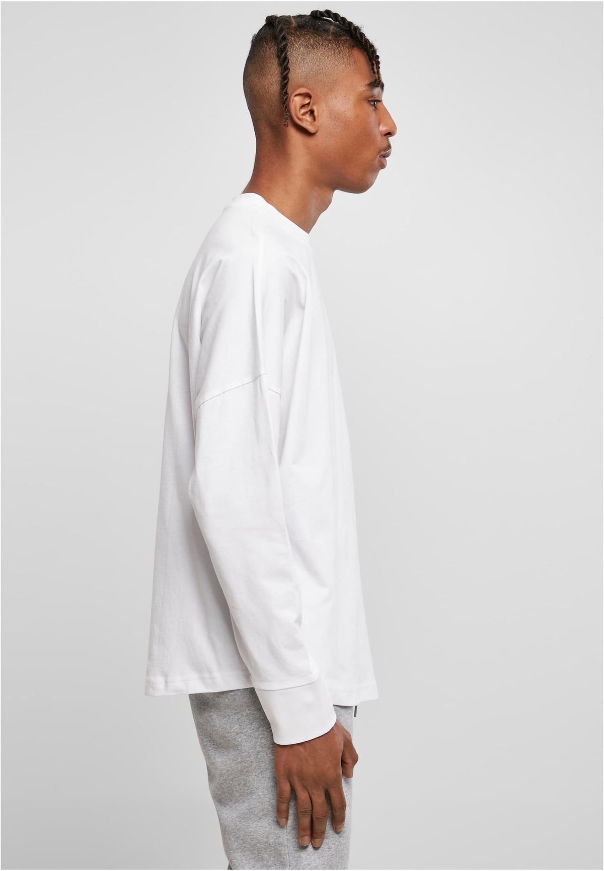 Oversized Cut On Sleeve Longsleeve - workoutbrands.com