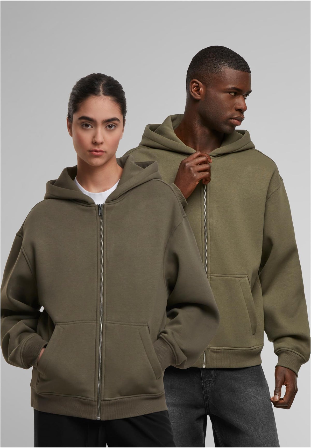 Oversized Zip Hoody - workoutbrands.com