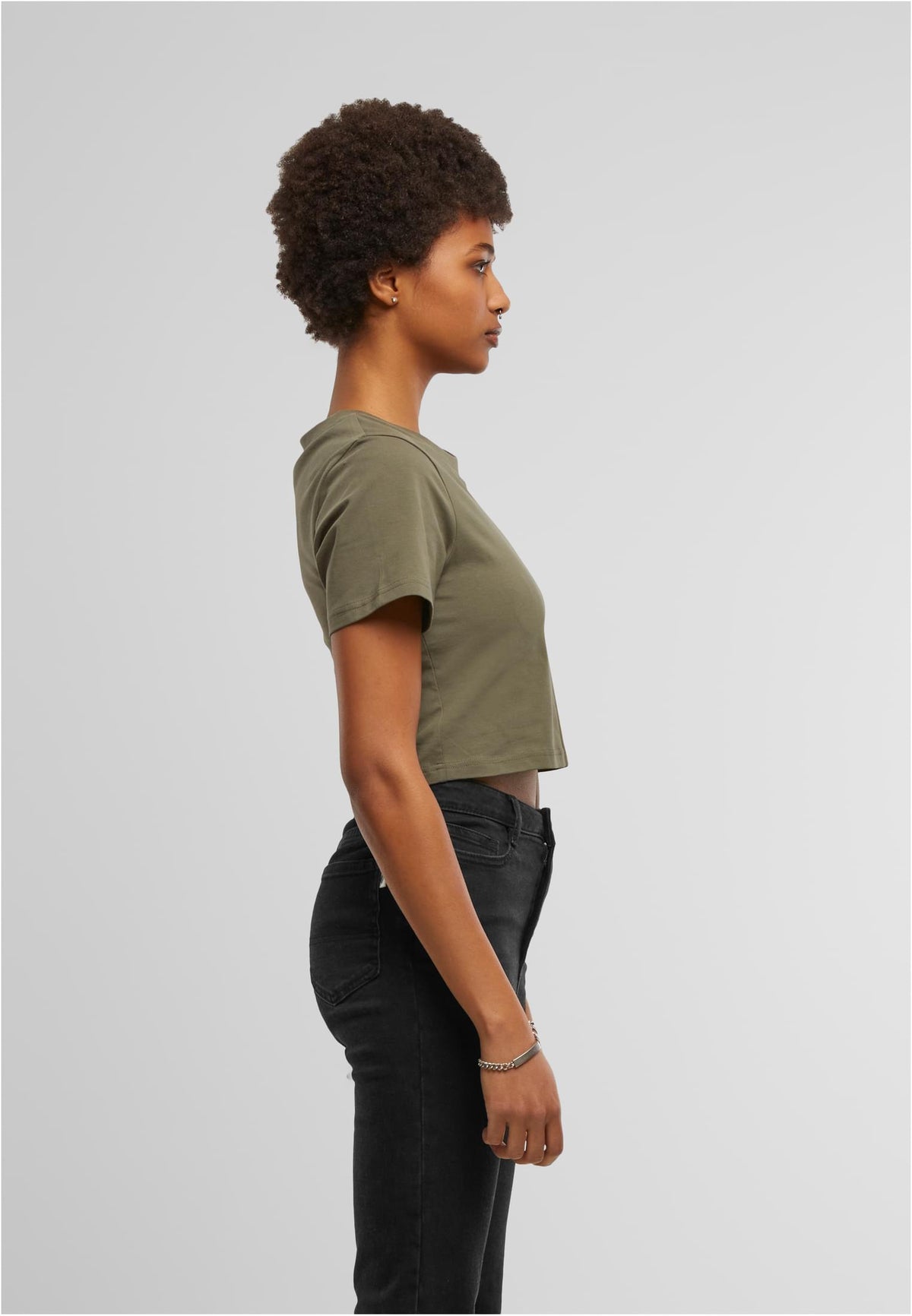 Ladies Cropped Tee - workoutbrands.com