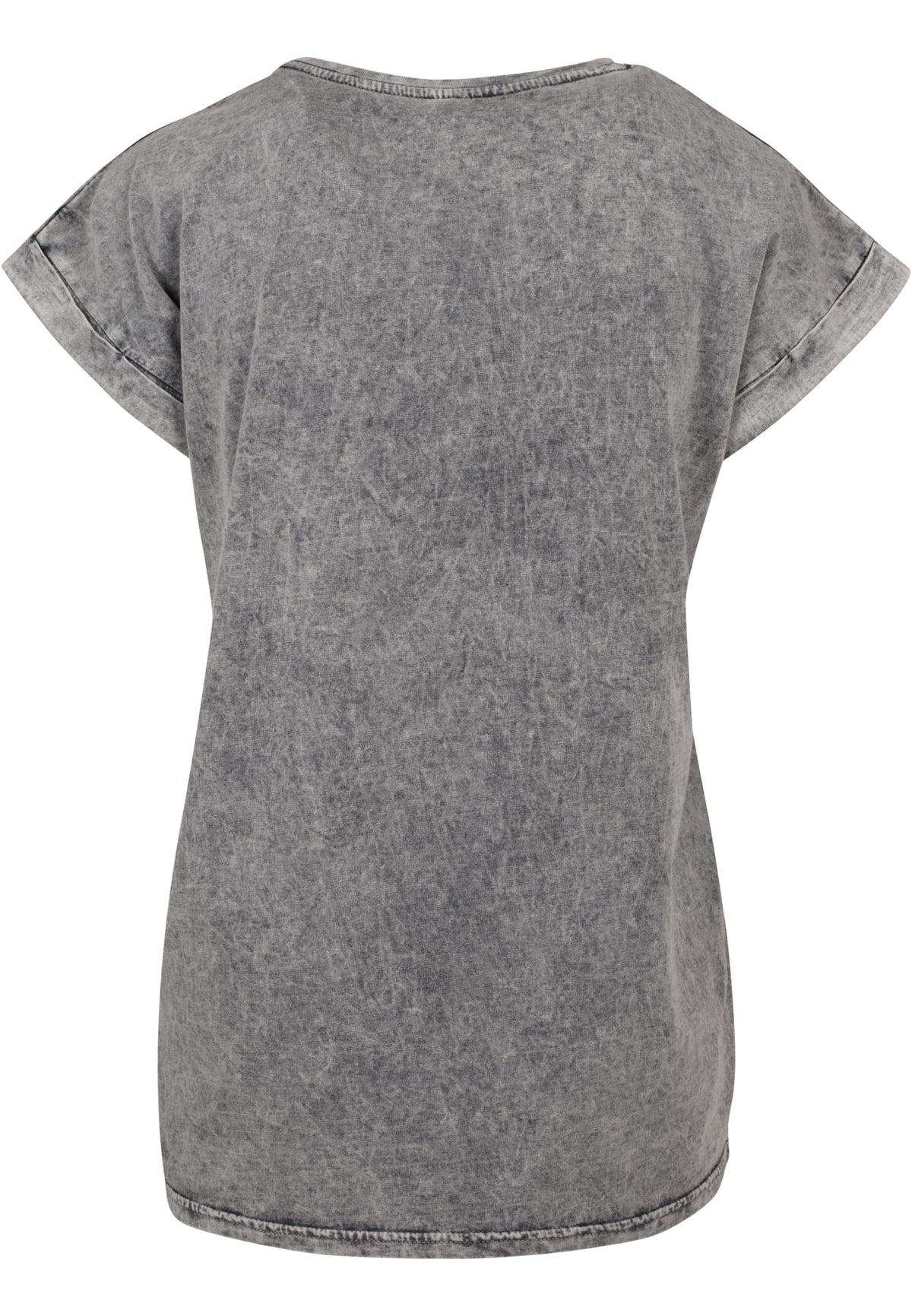 Ladies Acid Washed Extended Shoulder Tee - workoutbrands.com