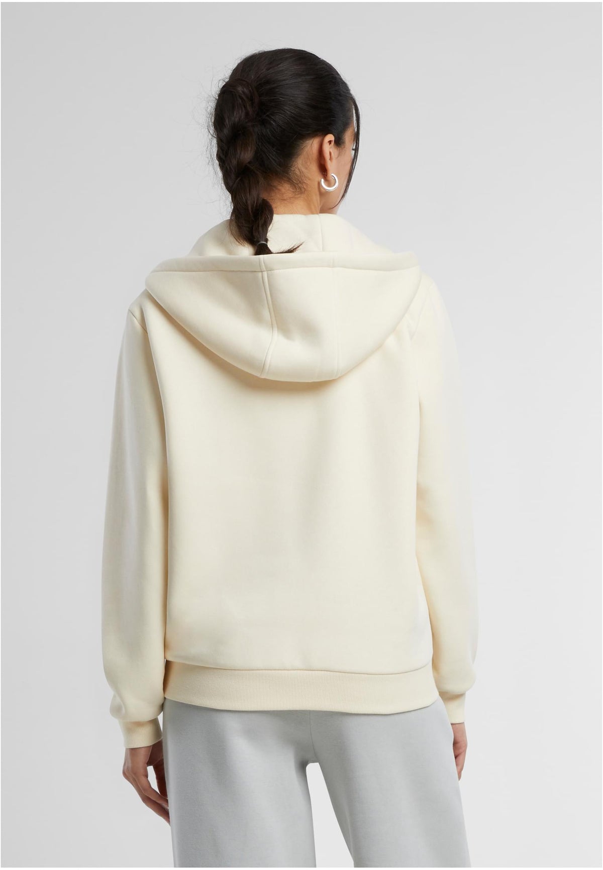 Ladies Fluffy Zip Hoody - workoutbrands.com