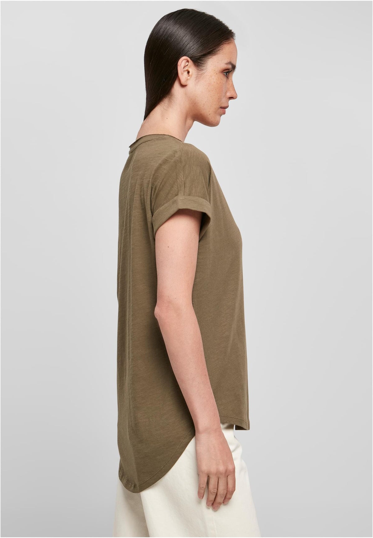 Ladies Long Slub Tee - workoutbrands.com