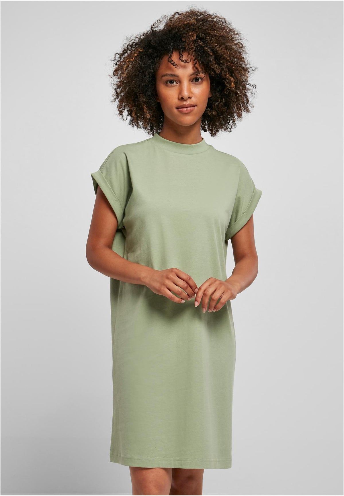 Ladies Turtle Extended Shoulder Dress - workoutbrands.com