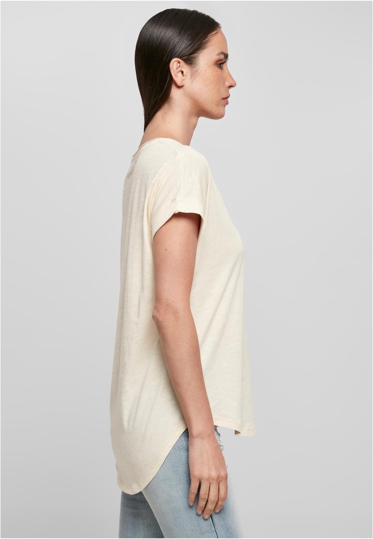 Ladies Long Slub Tee - workoutbrands.com
