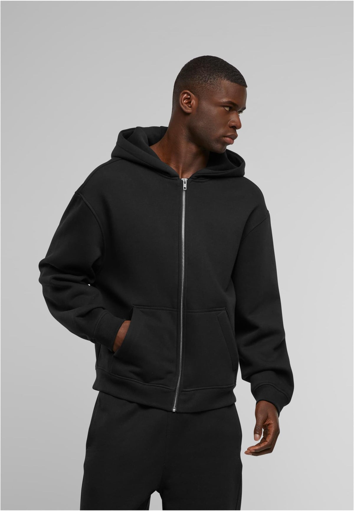 Oversized Zip Hoody - workoutbrands.com