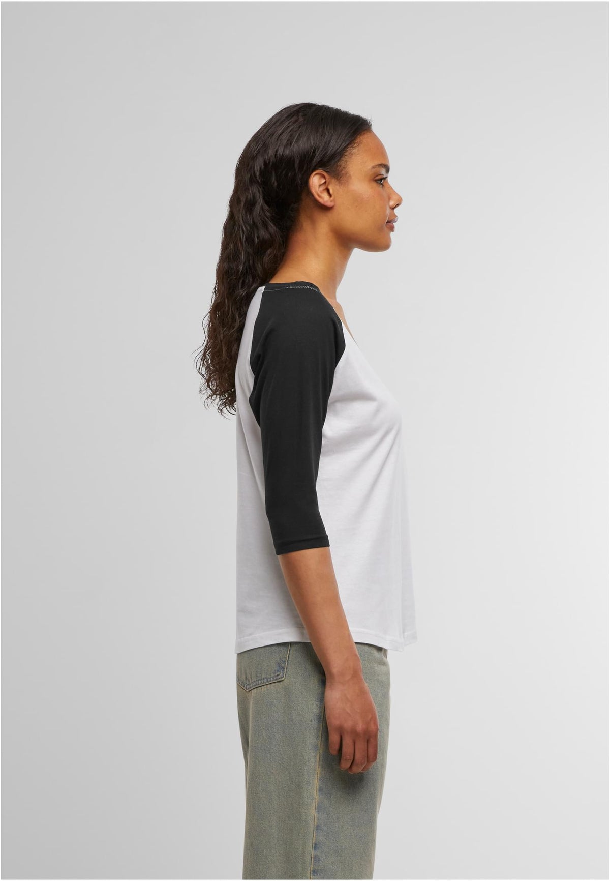 Ladies 3/4 Contrast Raglan Tee - workoutbrands.com