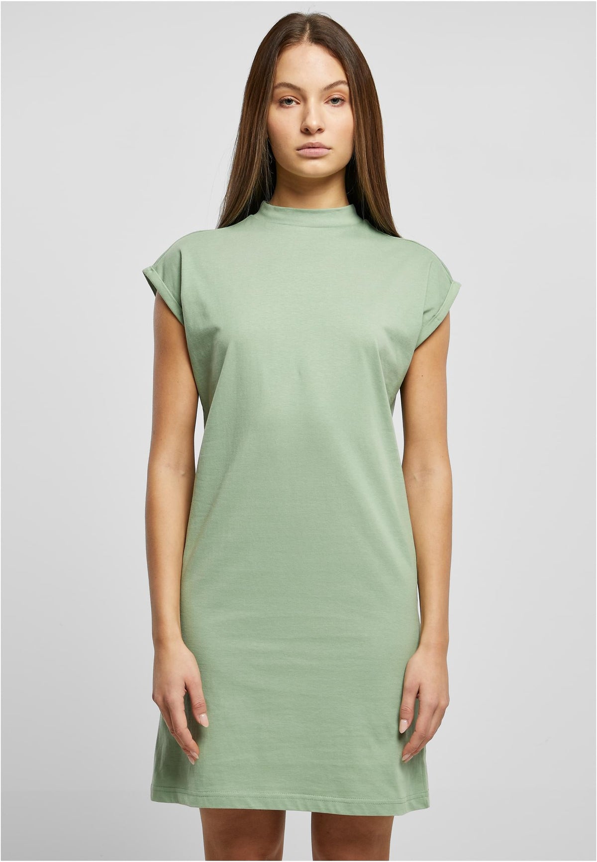 Ladies Turtle Extended Shoulder Dress - workoutbrands.com