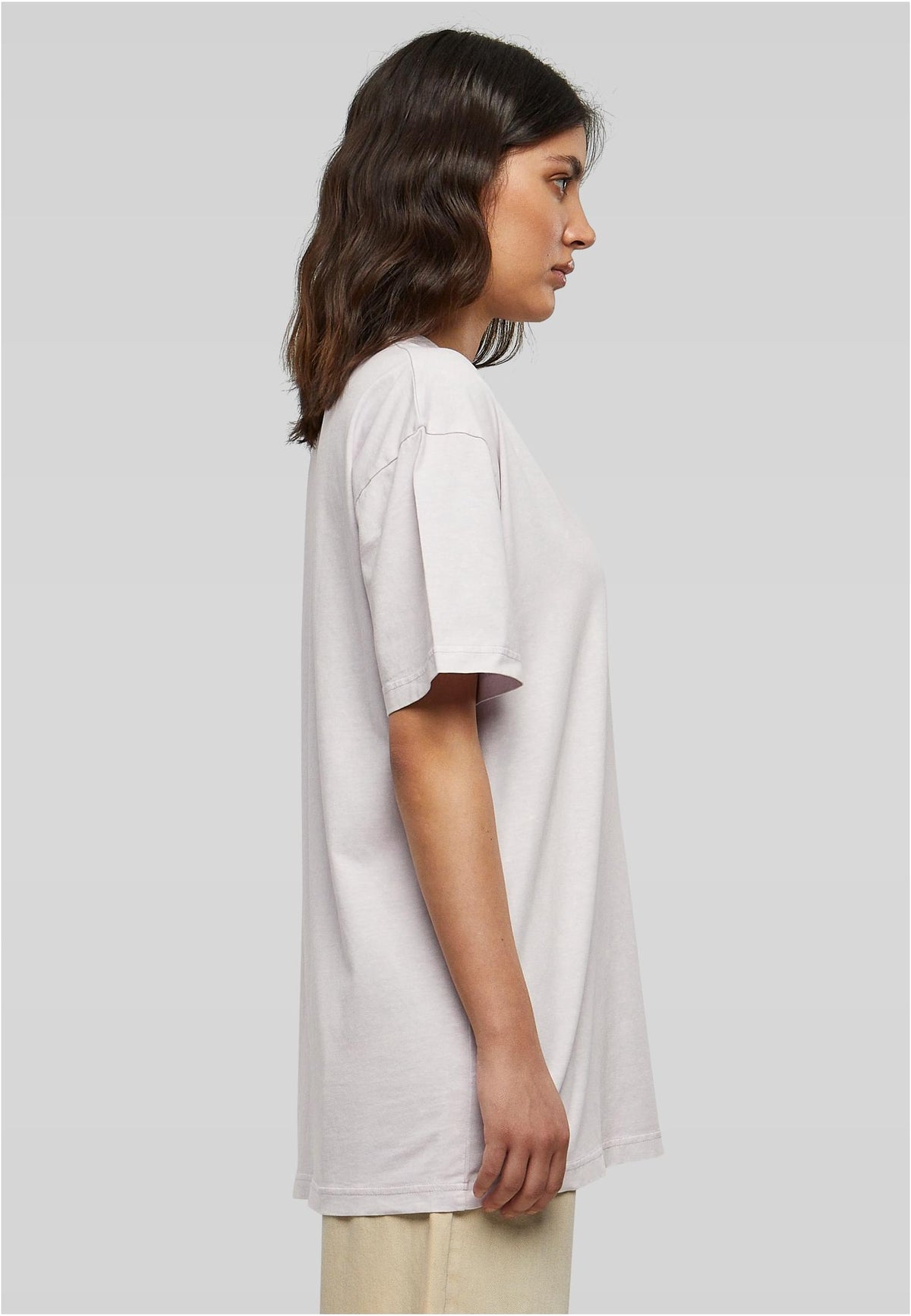 Ladies Oversized Acid Wash Tee - workoutbrands.com