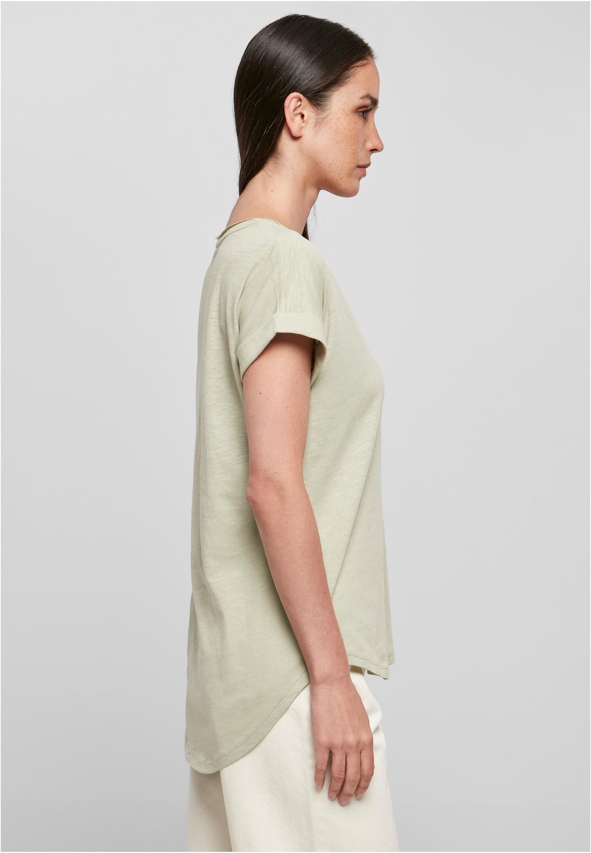 Ladies Long Slub Tee - workoutbrands.com