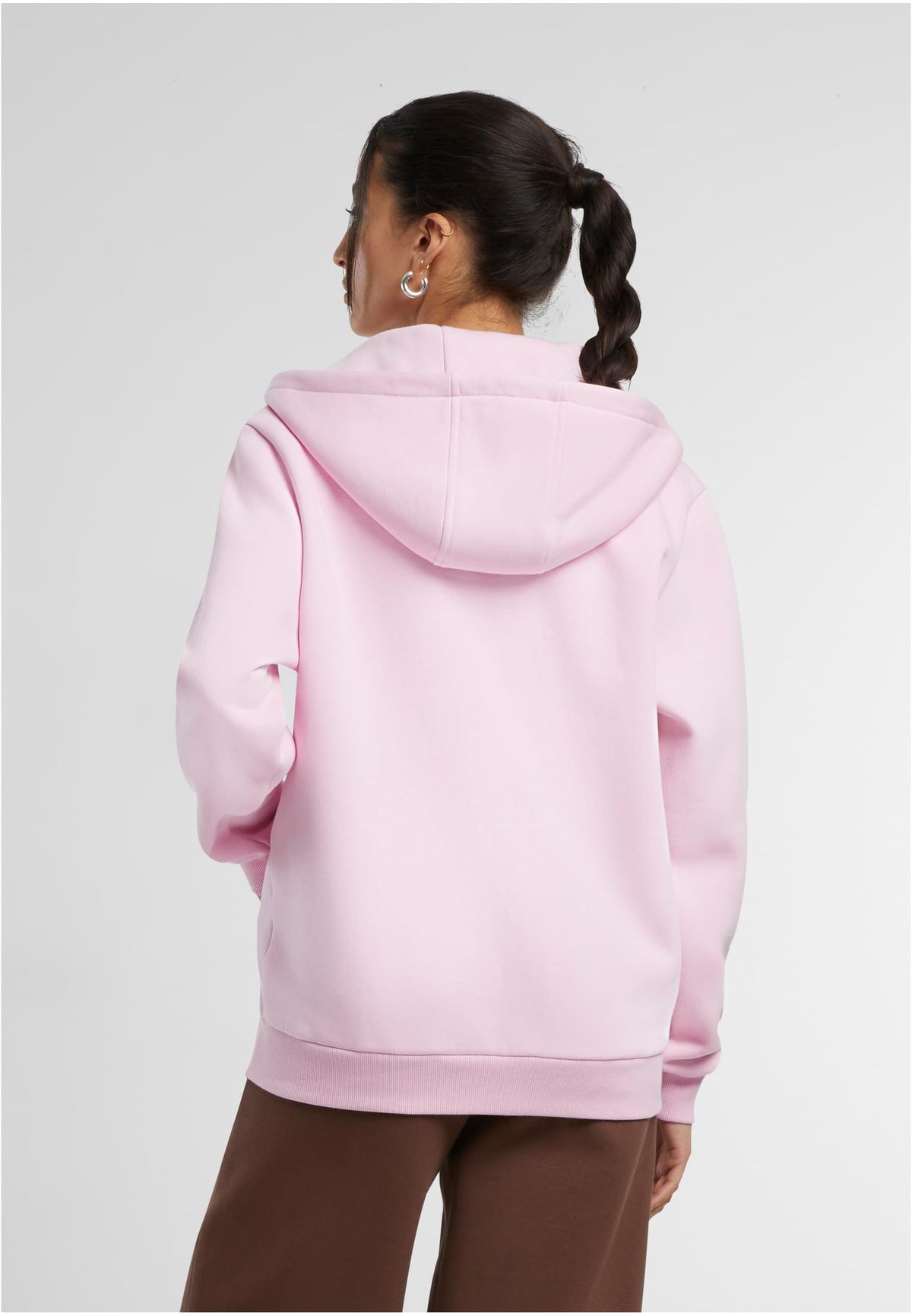 Ladies Fluffy Zip Hoody - workoutbrands.com