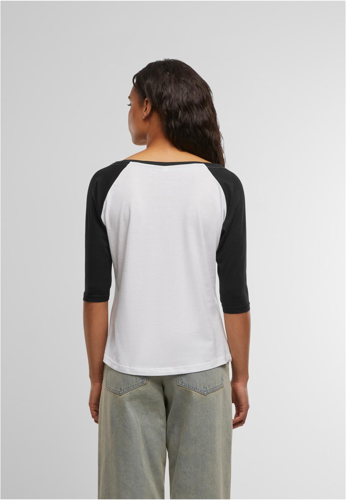 Ladies 3/4 Contrast Raglan Tee - workoutbrands.com