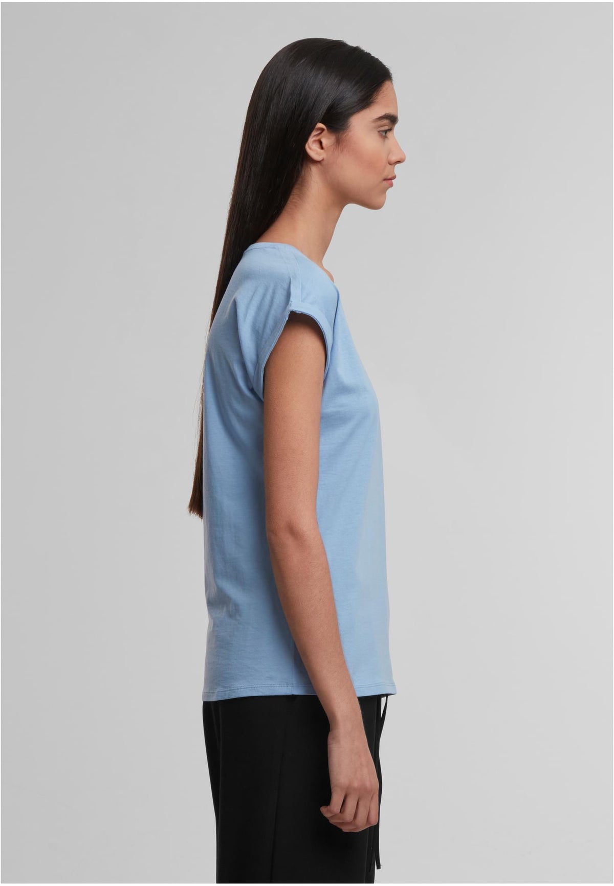 Ladies Regular Extended Shoulder Tee - workoutbrands.com