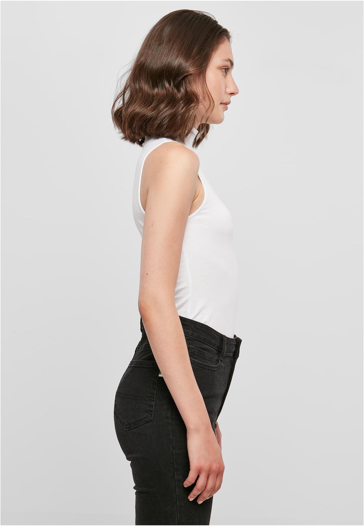 Ladies Sleeveless Turtleneck Body - workoutbrands.com