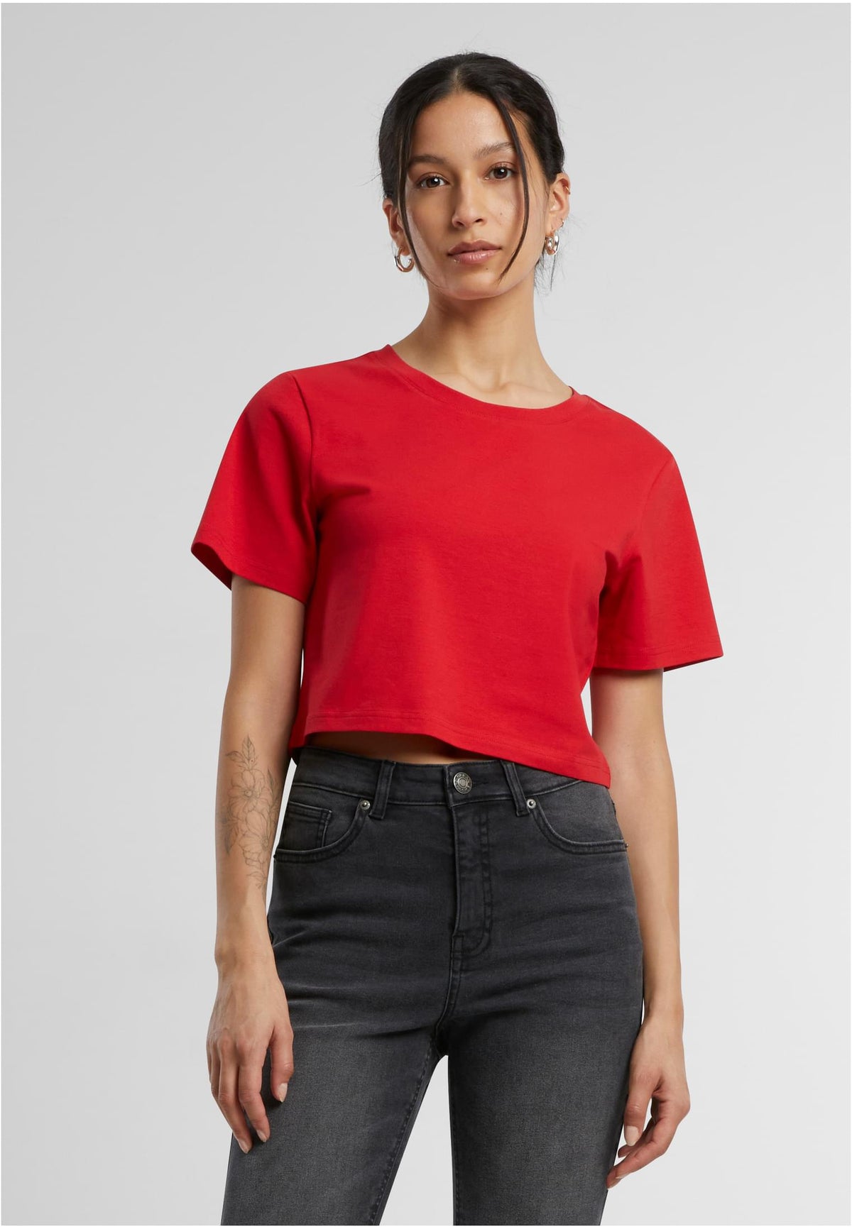Ladies Cropped Tee - workoutbrands.com