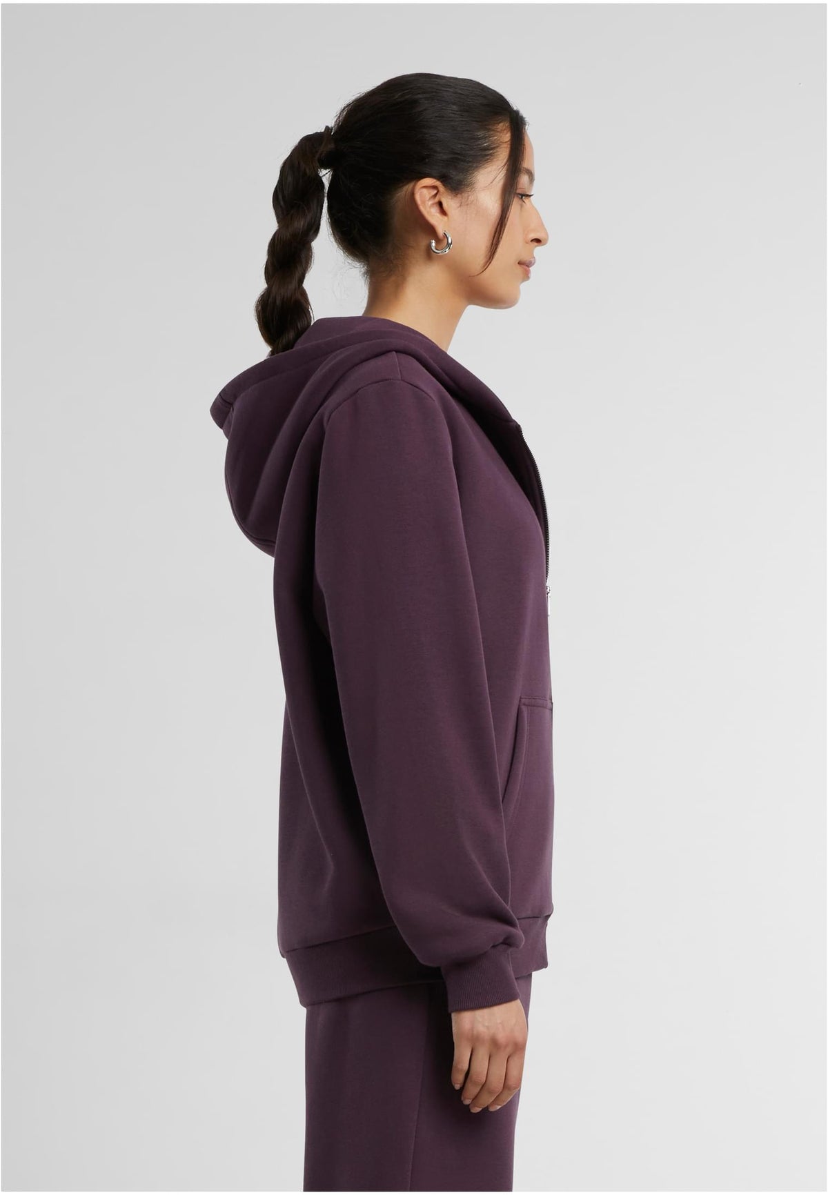 Ladies Fluffy Zip Hoody - workoutbrands.com