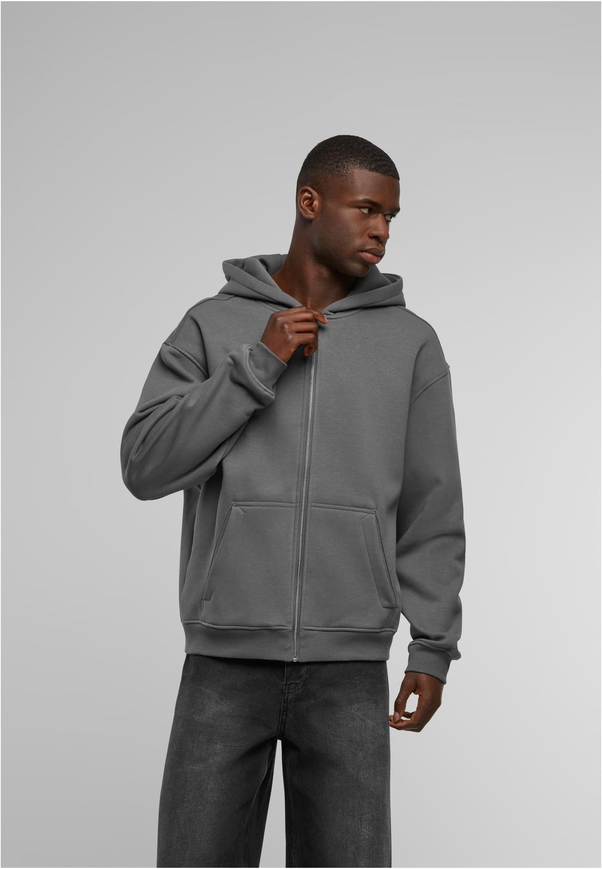 Oversized Zip Hoody - workoutbrands.com
