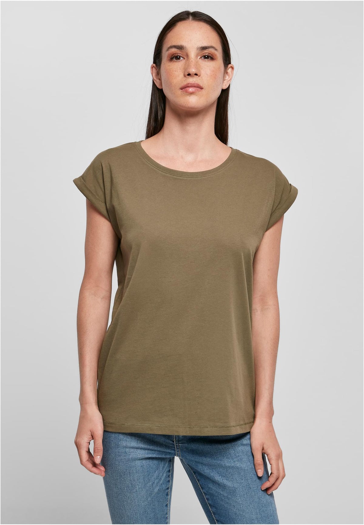 Ladies Essentials Extended Shoulder Tee