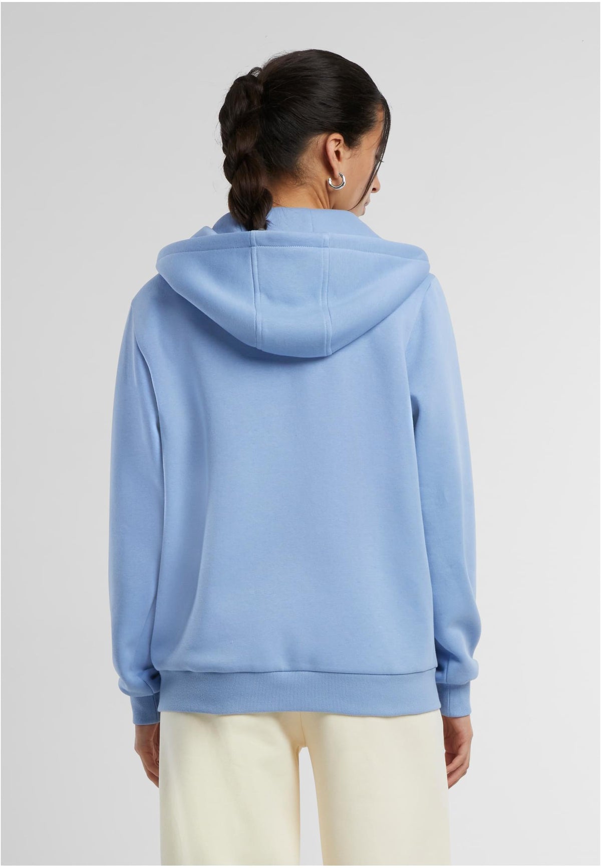 Ladies Fluffy Zip Hoody - workoutbrands.com