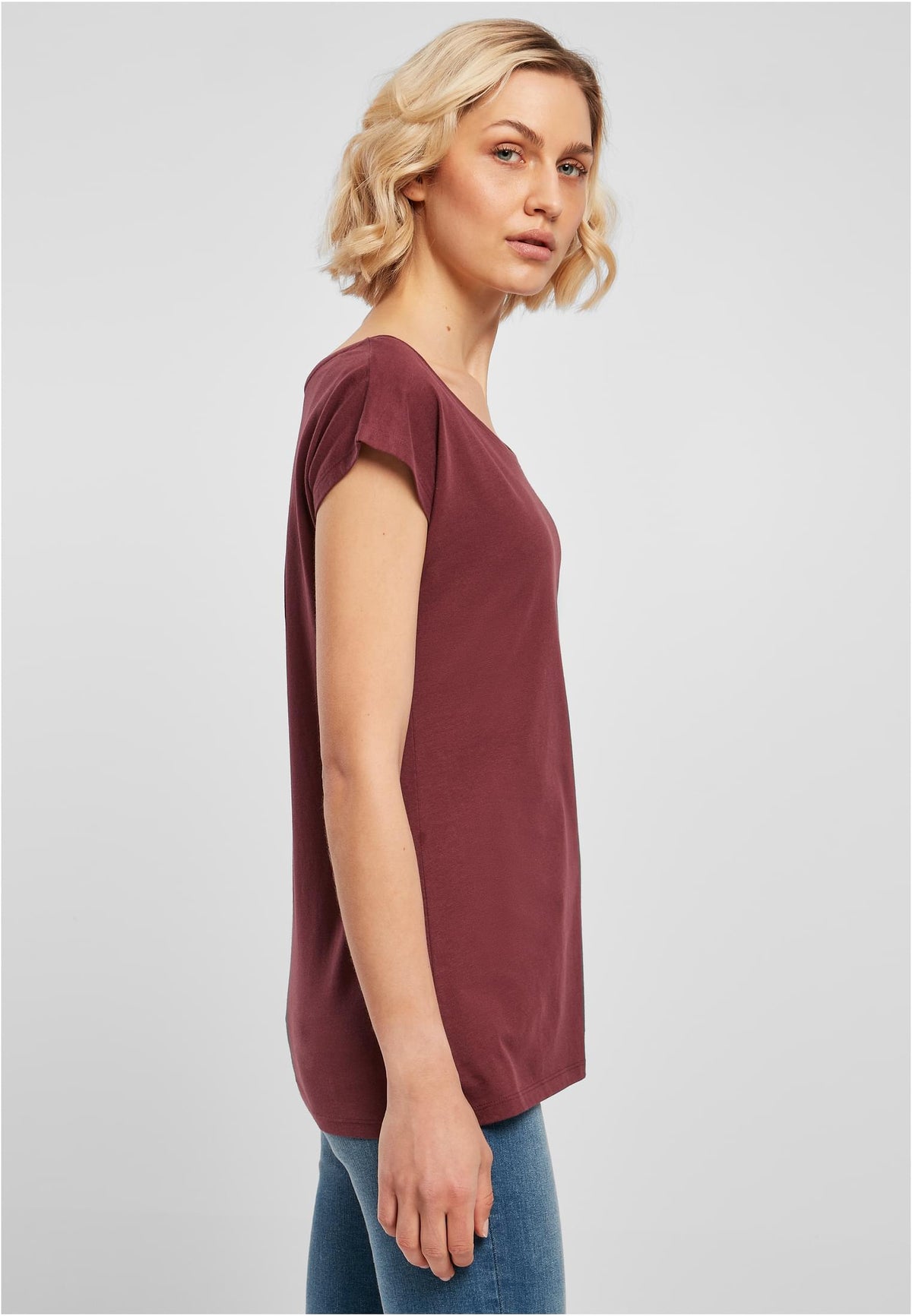 Ladies Wide Neck Tee - workoutbrands.com
