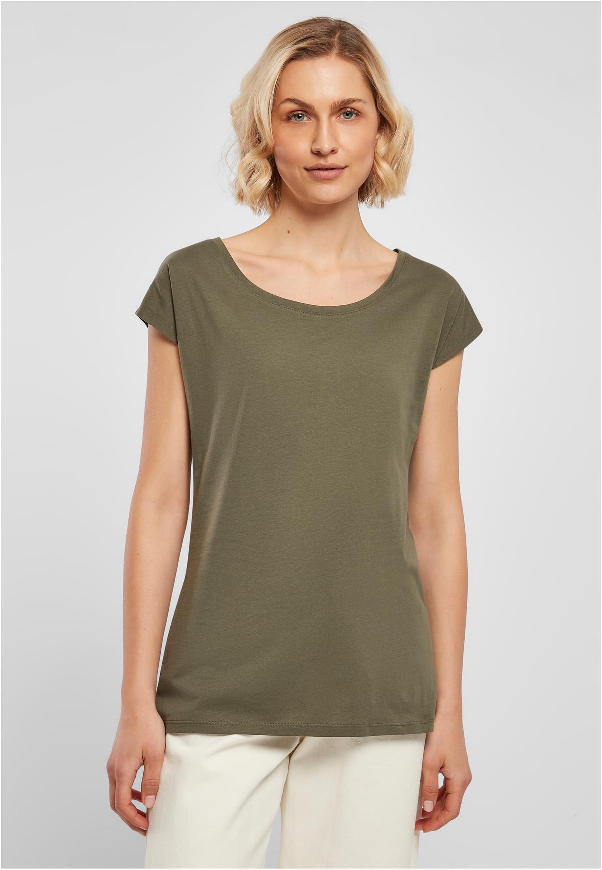 Ladies Wide Neck Tee - workoutbrands.com