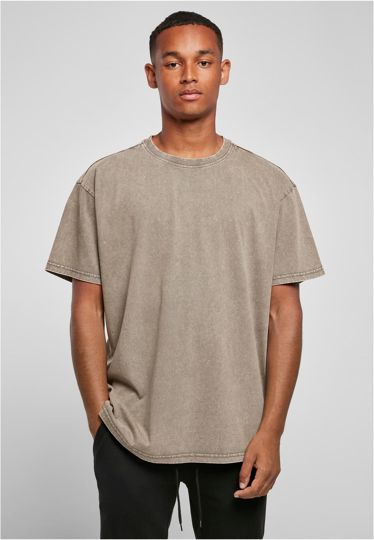 Acid Washed Heavy Oversize Tee - workoutbrands.com