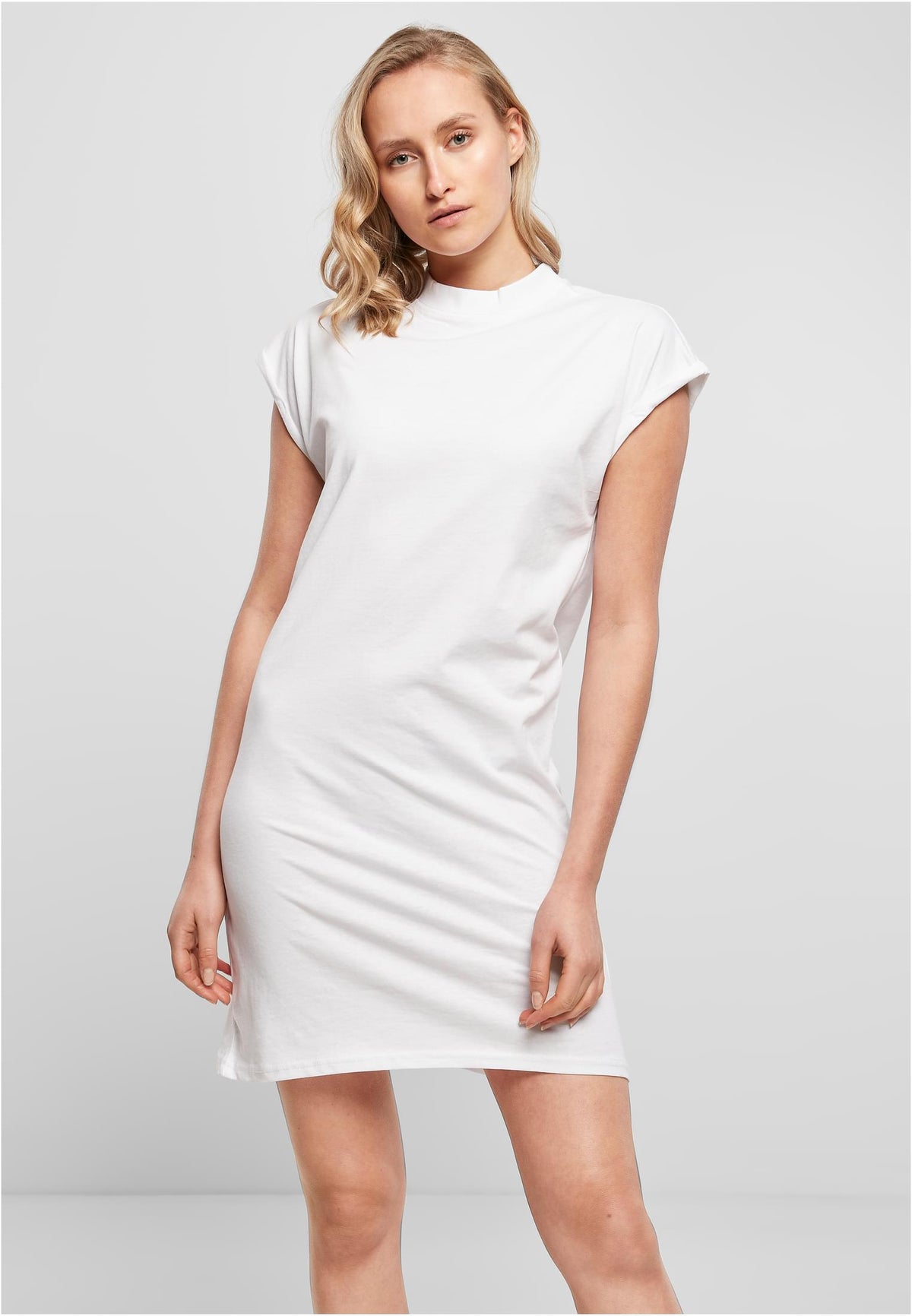 Ladies Turtle Extended Shoulder Dress - workoutbrands.com