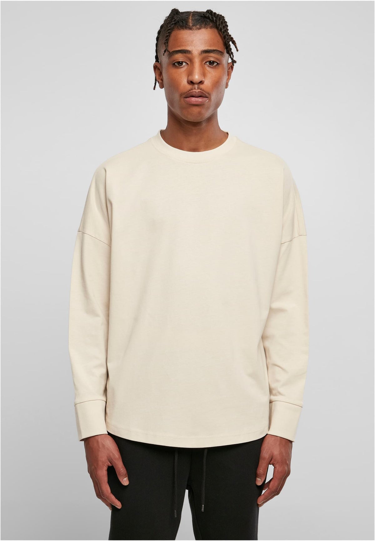 Oversized Cut On Sleeve Longsleeve - workoutbrands.com