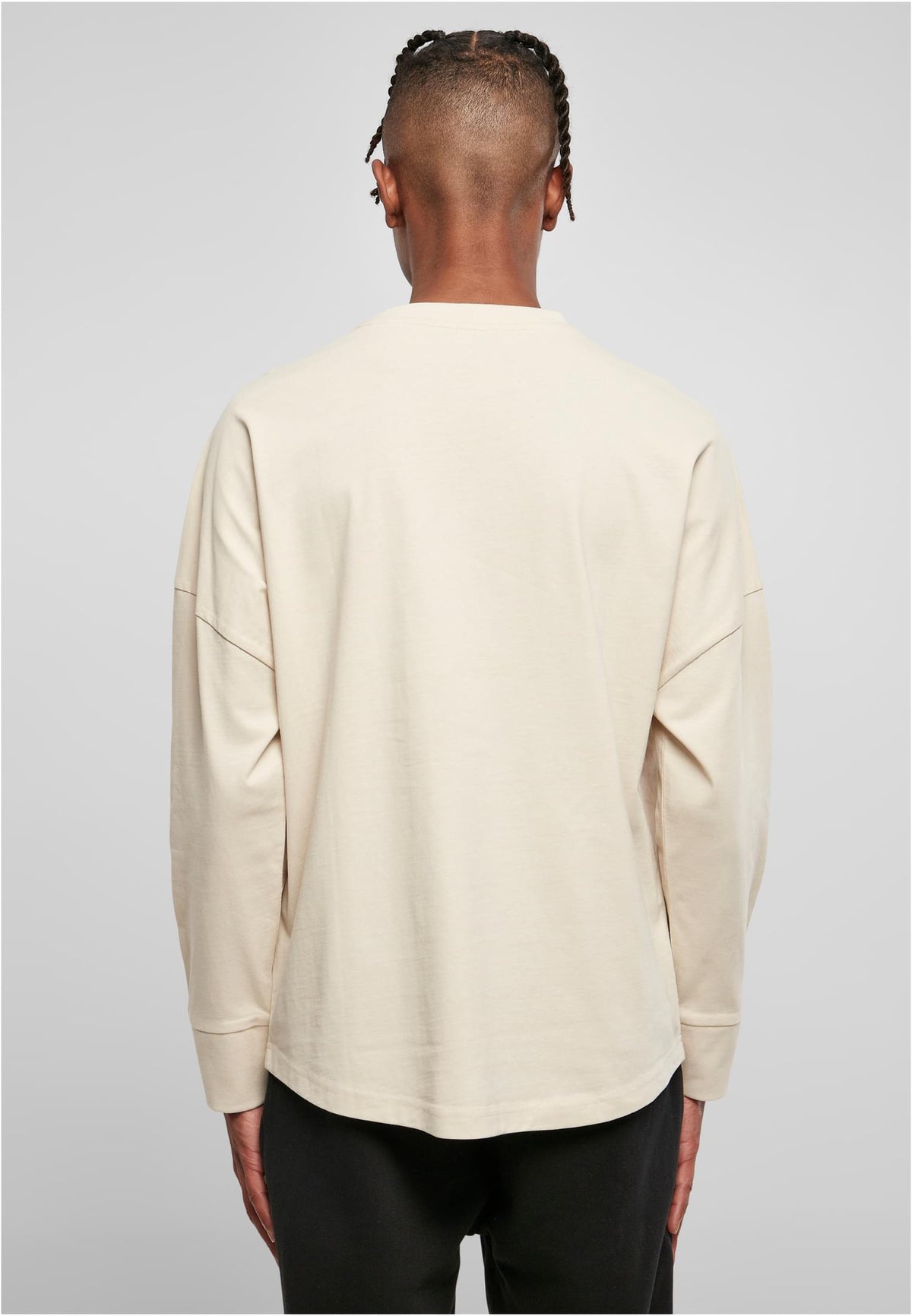 Oversized Cut On Sleeve Longsleeve - workoutbrands.com