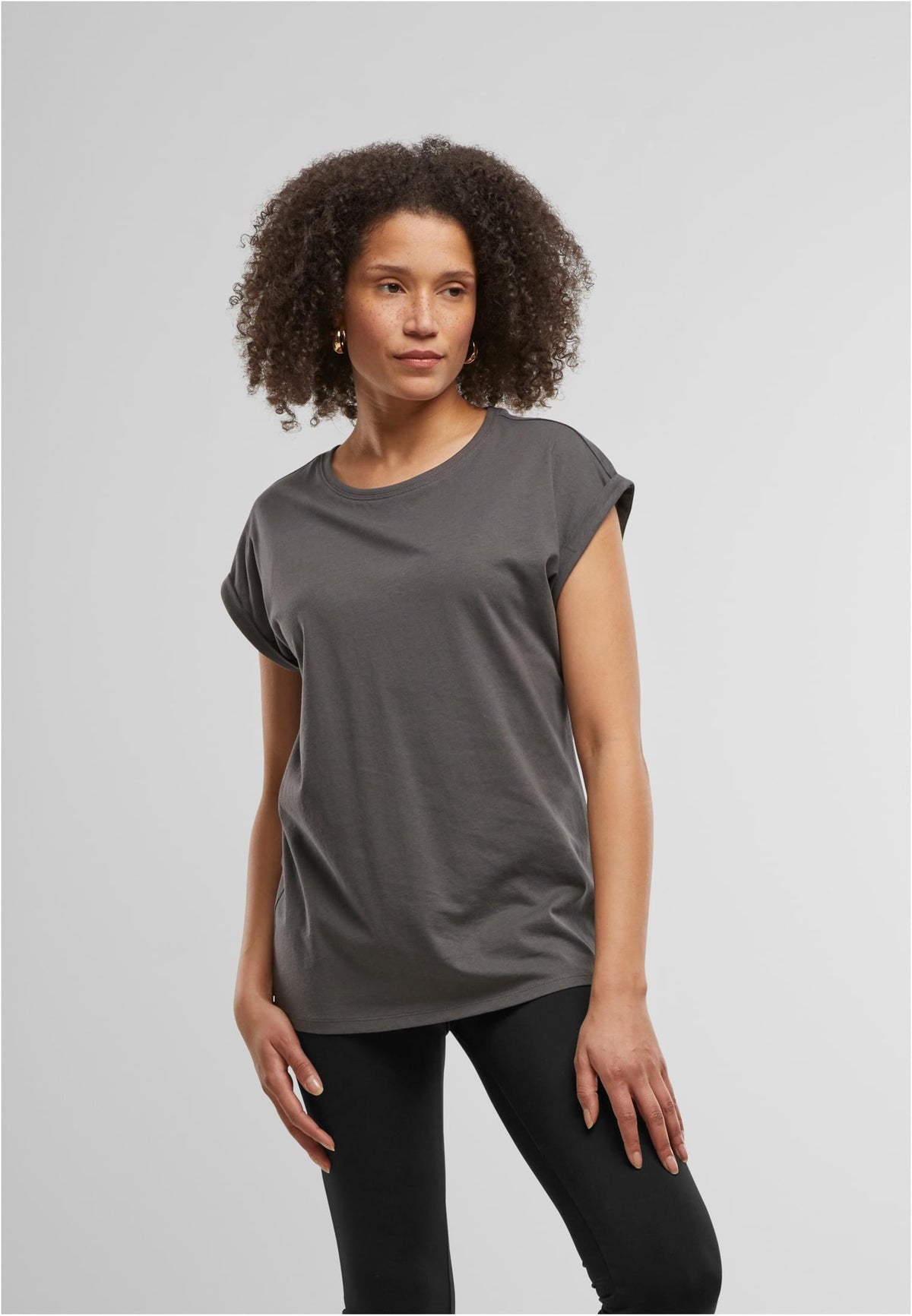 Ladies Regular Extended Shoulder Tee - workoutbrands.com