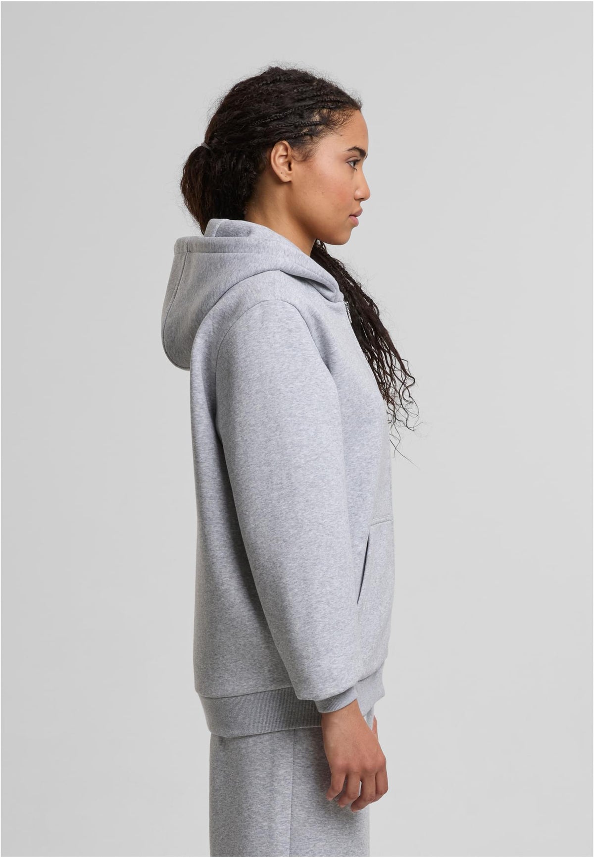 Ladies Fluffy Zip Hoody - workoutbrands.com