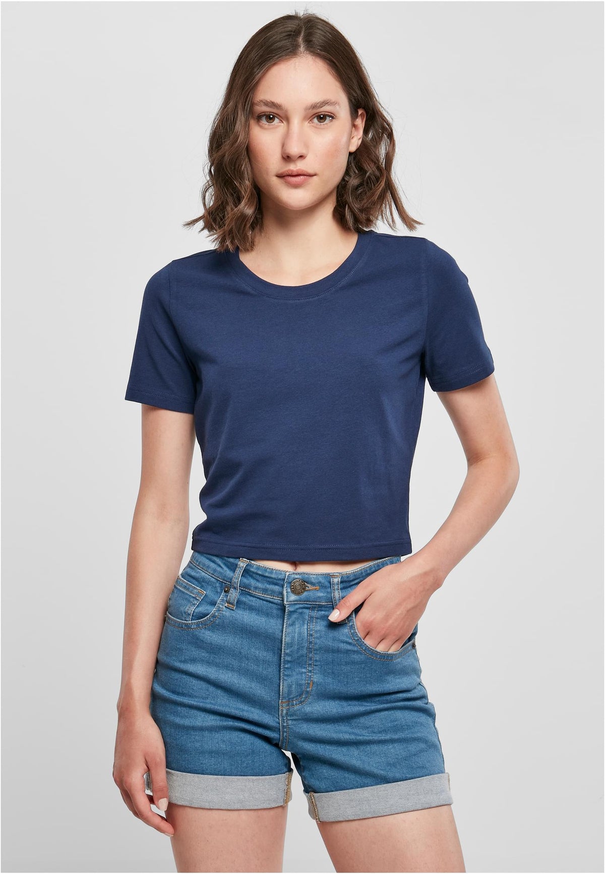Ladies Cropped Tee - workoutbrands.com