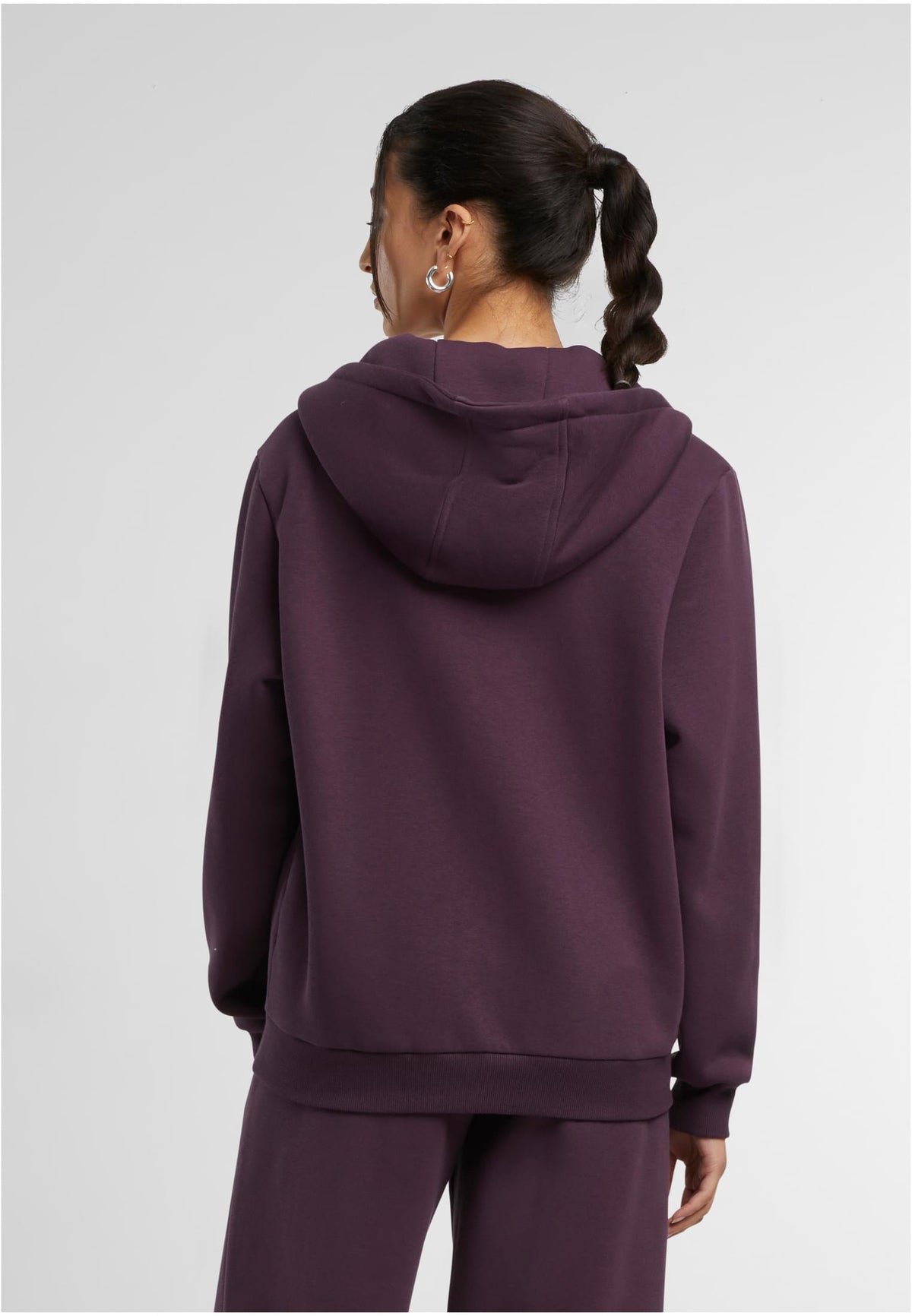 Ladies Fluffy Zip Hoody - workoutbrands.com