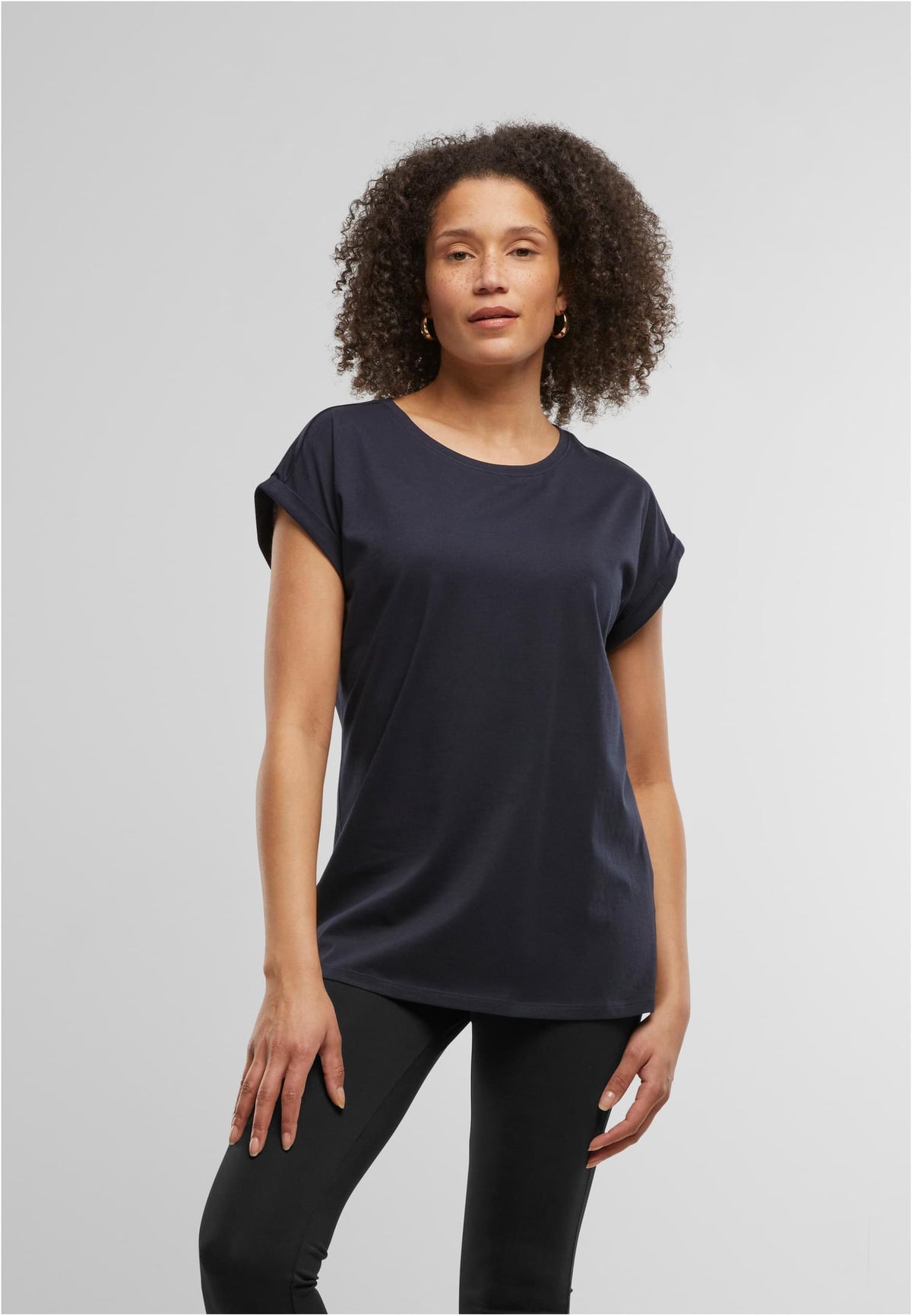 Ladies Regular Extended Shoulder Tee - workoutbrands.com