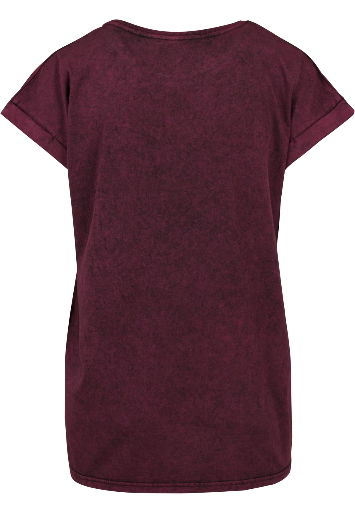 Ladies Acid Washed Extended Shoulder Tee - workoutbrands.com