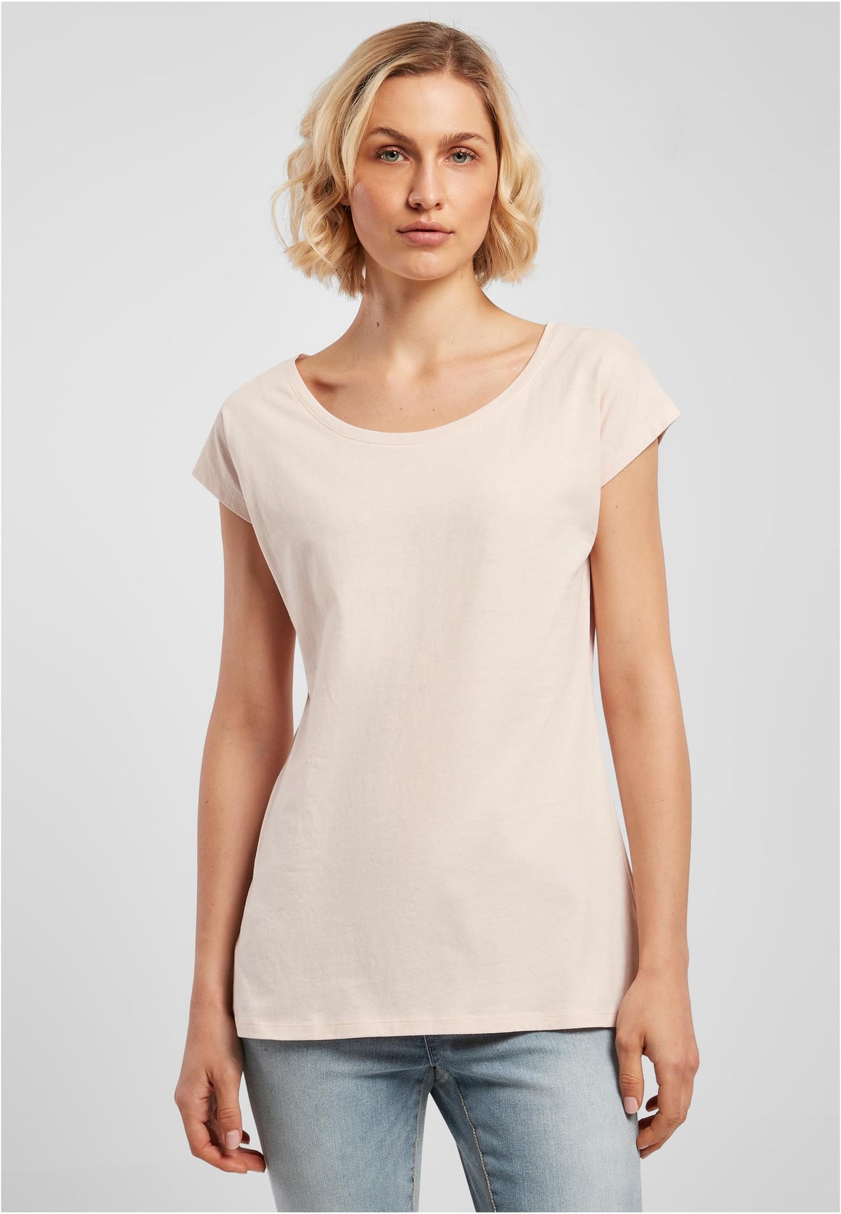 Ladies Wide Neck Tee - workoutbrands.com