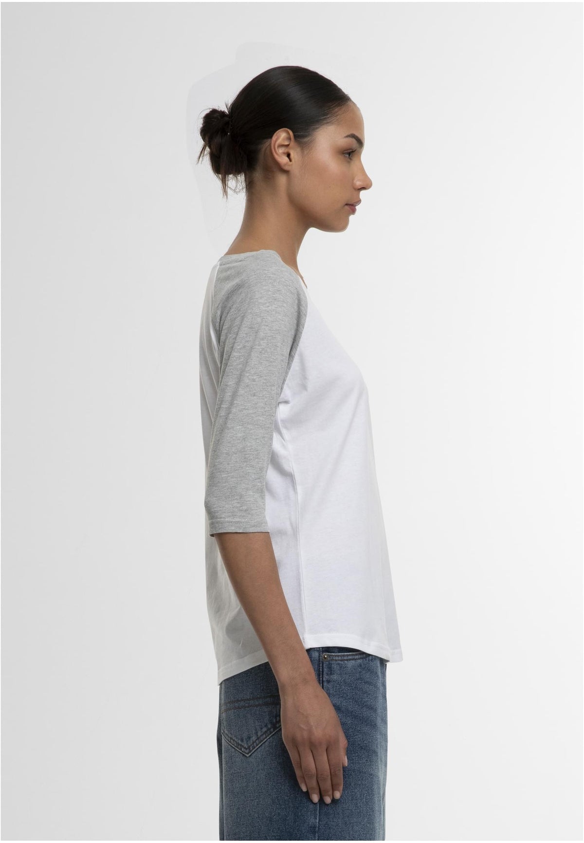 Ladies 3/4 Contrast Raglan Tee - workoutbrands.com