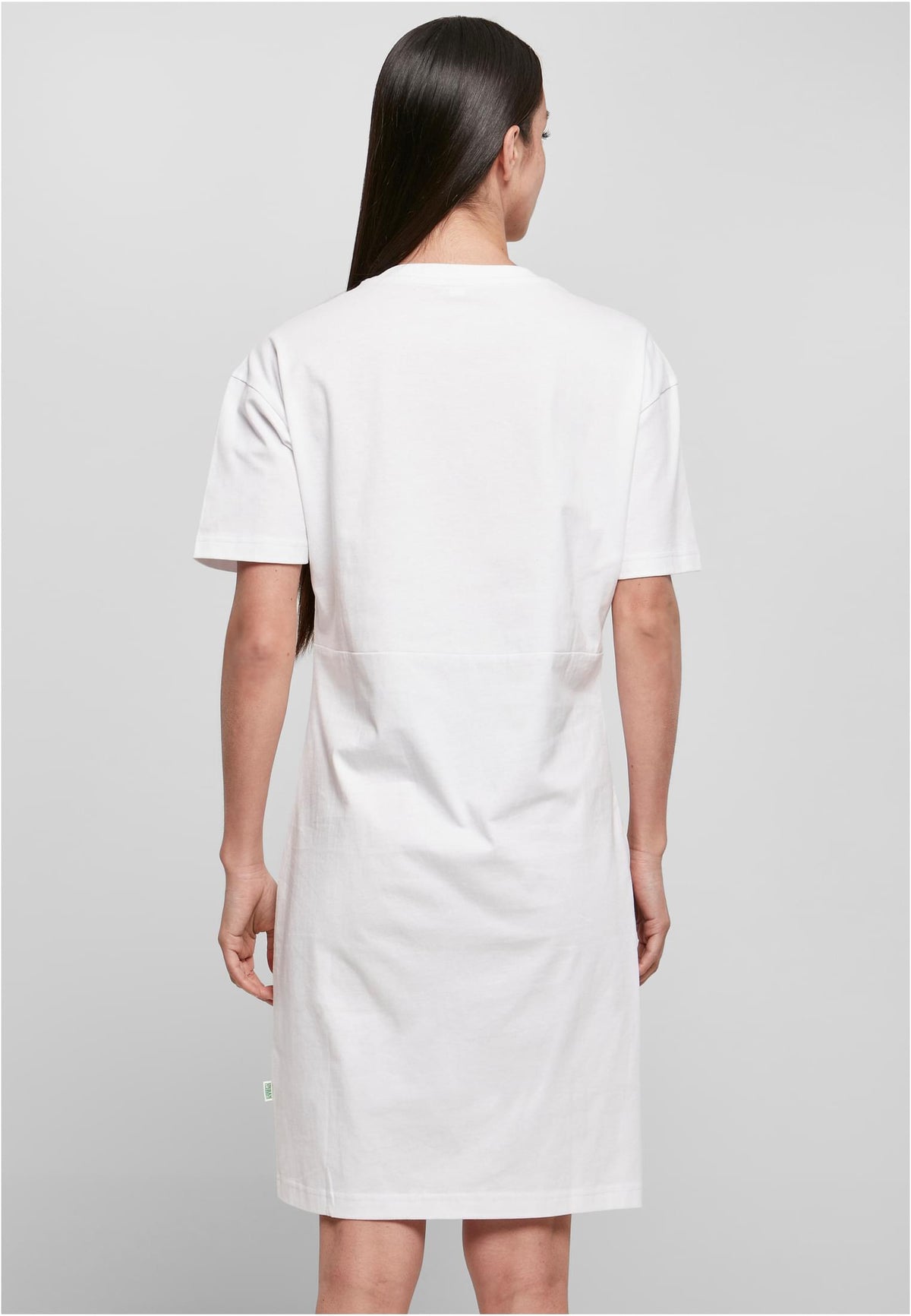 Ladies Essentials Oversized Slit Tee Dress - workoutbrands.com