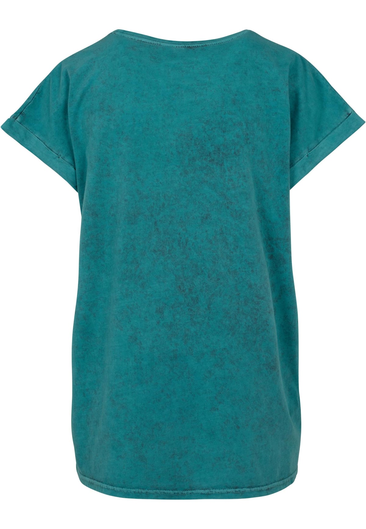 Ladies Acid Washed Extended Shoulder Tee - workoutbrands.com
