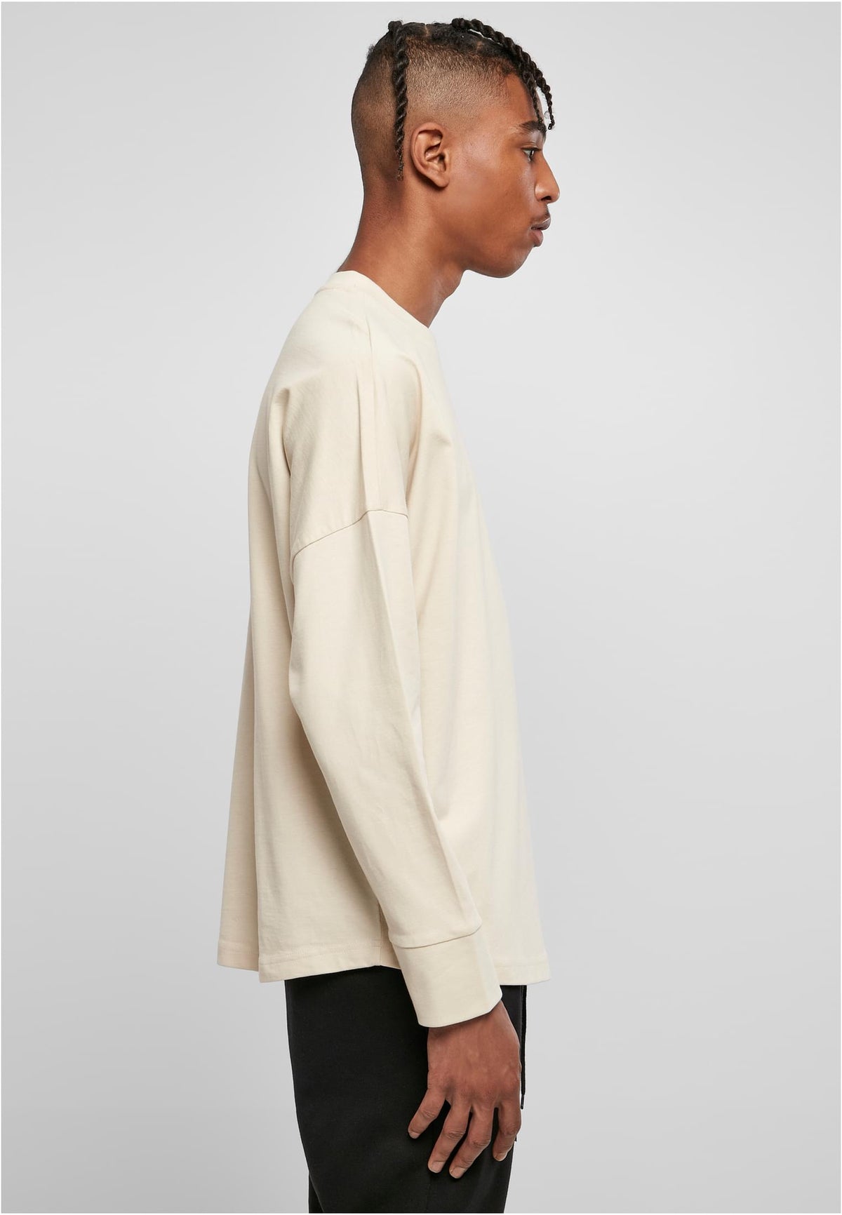 Oversized Cut On Sleeve Longsleeve - workoutbrands.com