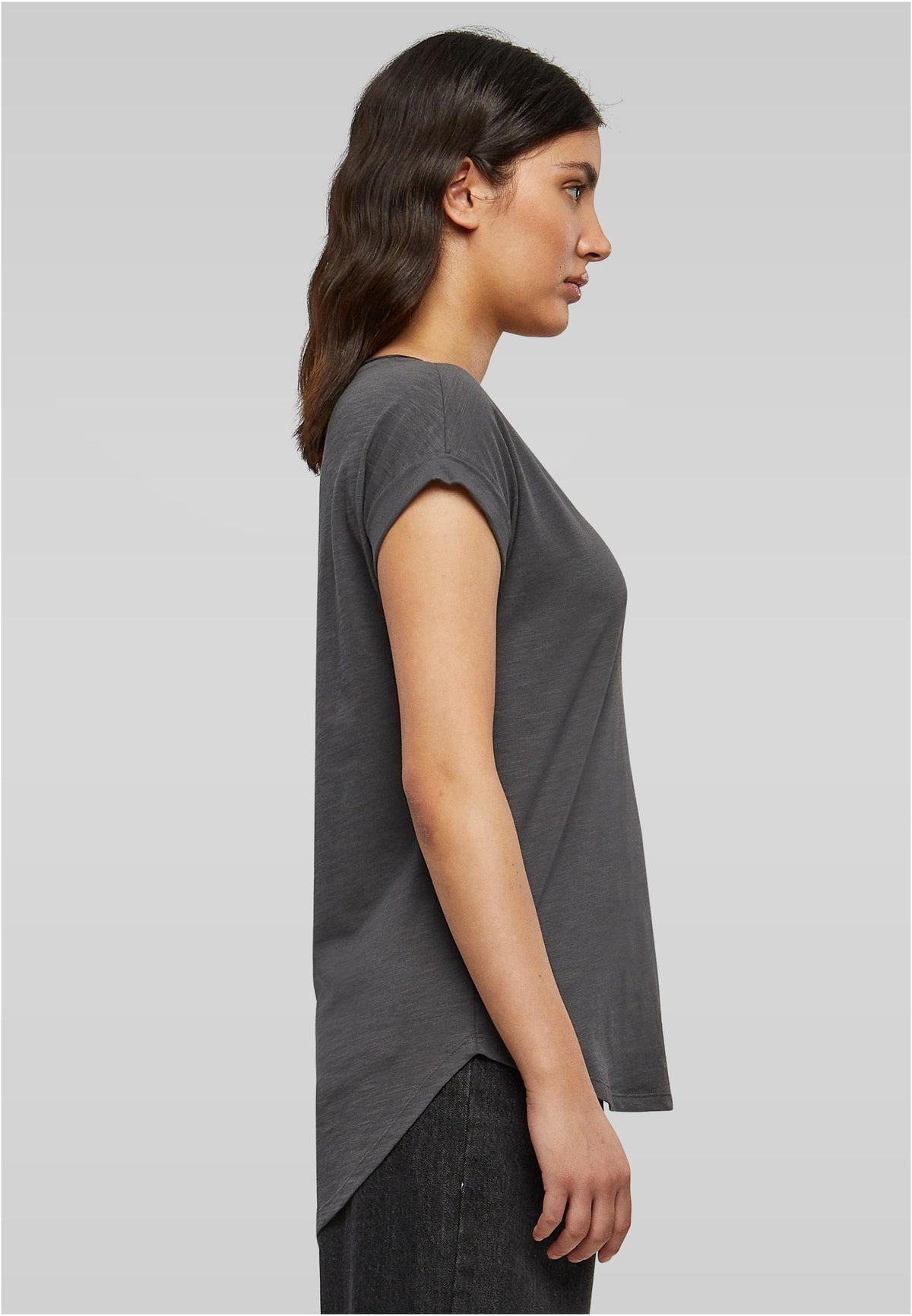 Ladies Long Slub Tee - workoutbrands.com