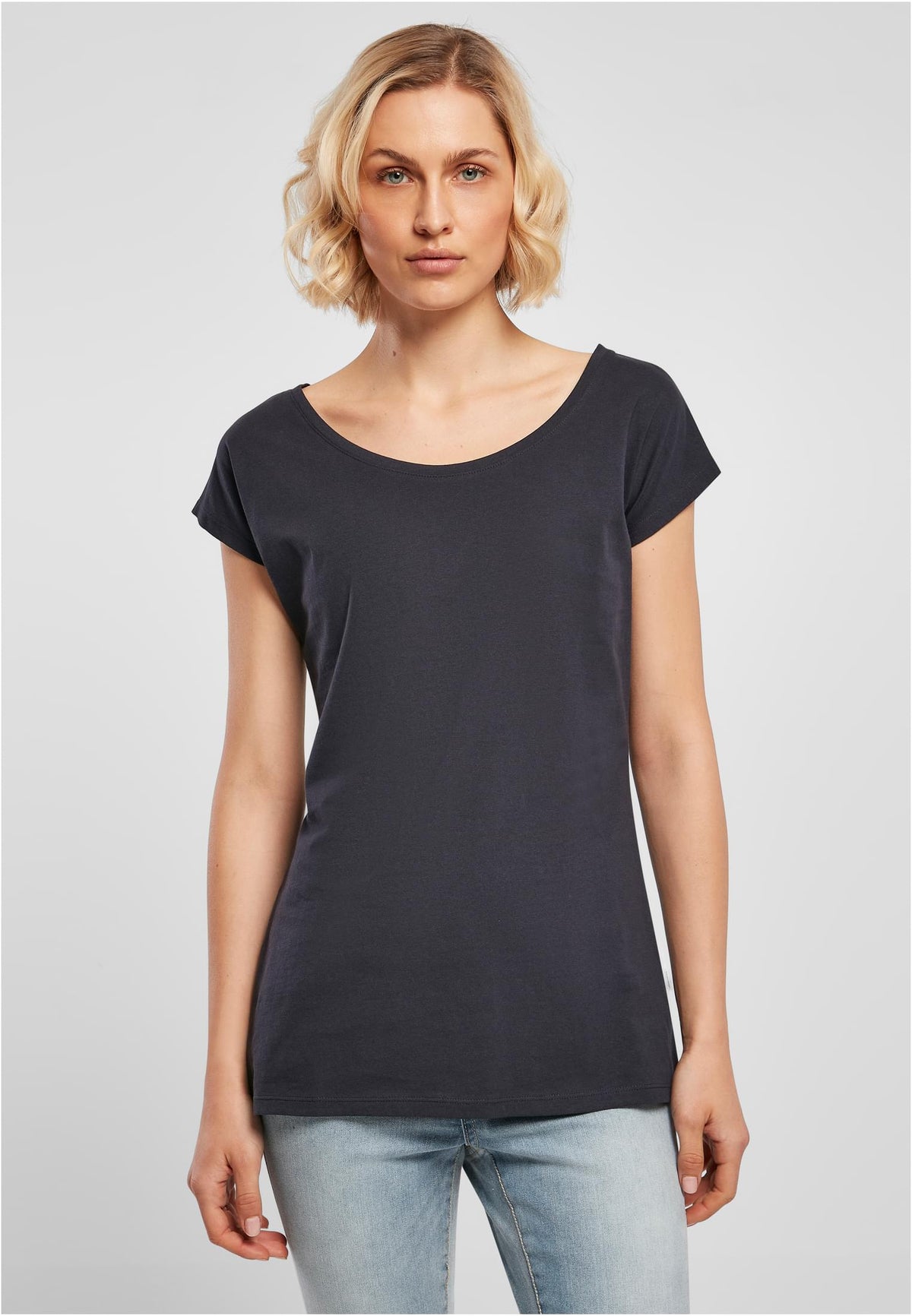 Ladies Wide Neck Tee - workoutbrands.com