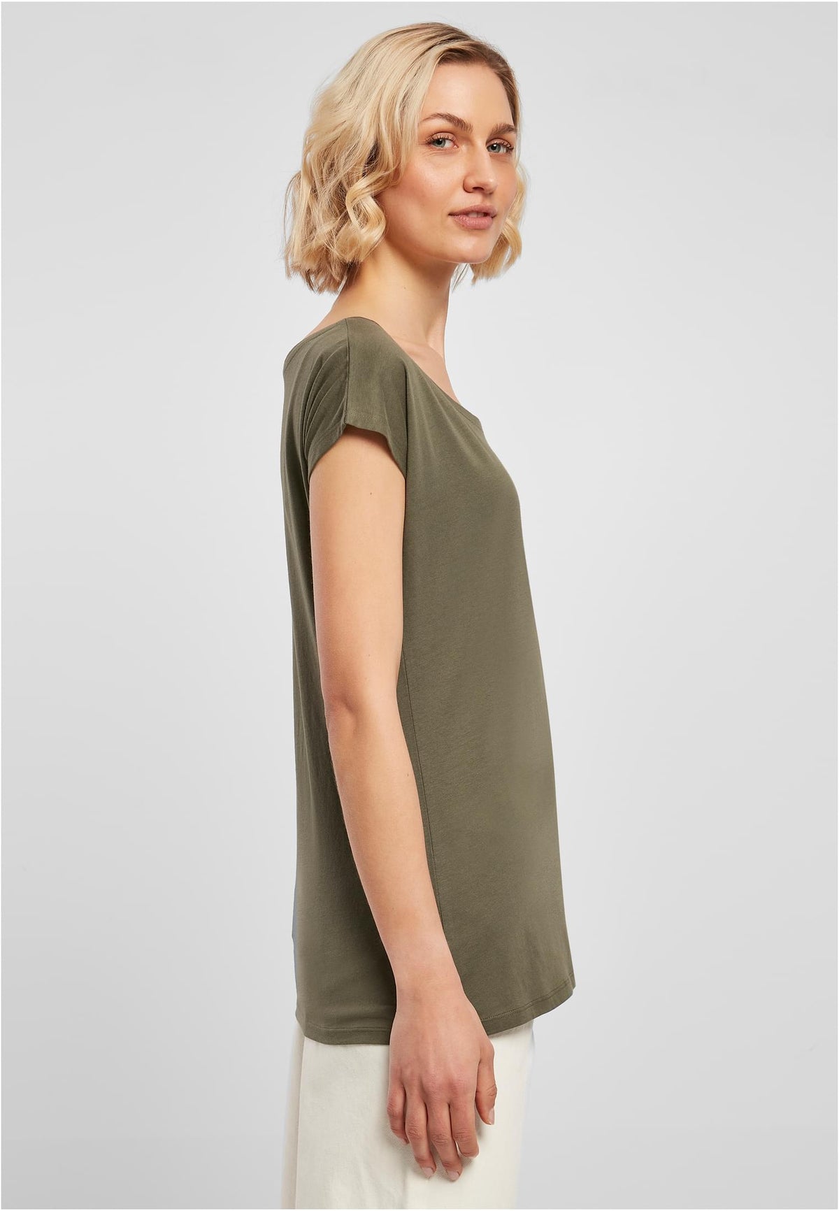 Ladies Wide Neck Tee - workoutbrands.com