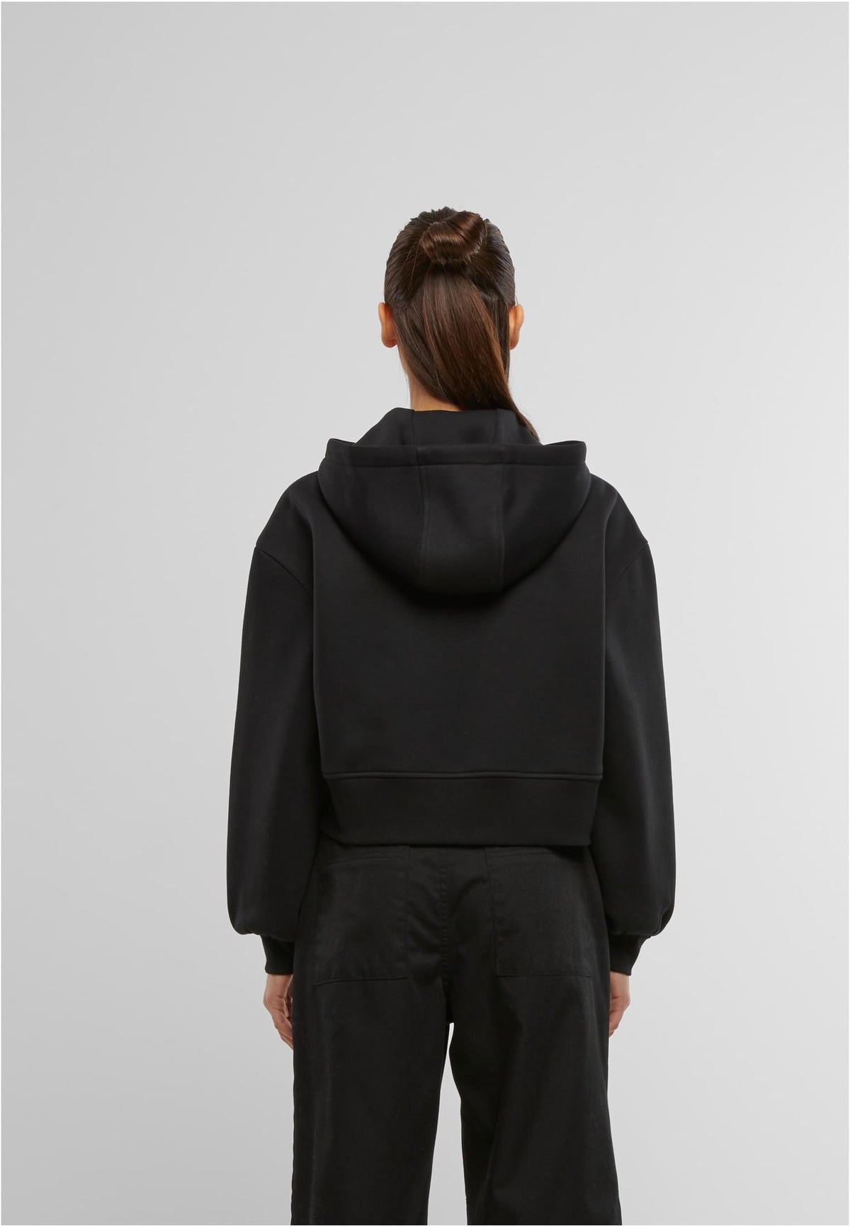 Ladies Short Oversized Zip Jacket - workoutbrands.com