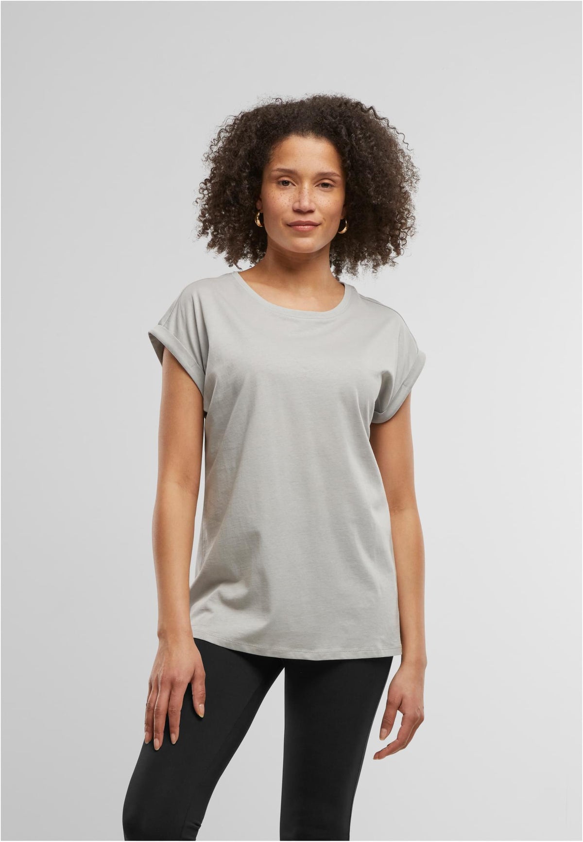 Ladies Regular Extended Shoulder Tee - workoutbrands.com